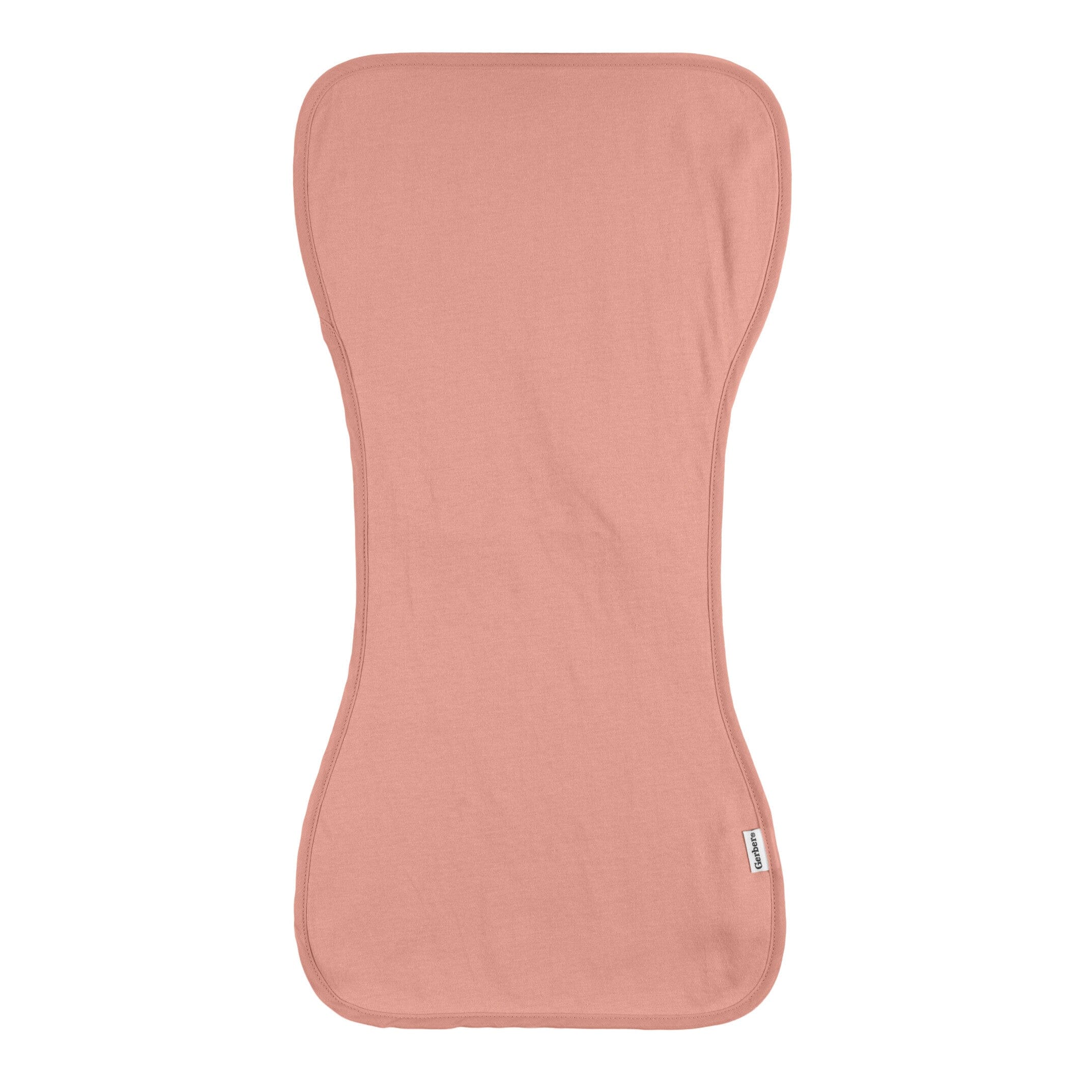 5-Pack Baby Girls Pink Rainbows Jersey Burp Cloths - Image 6