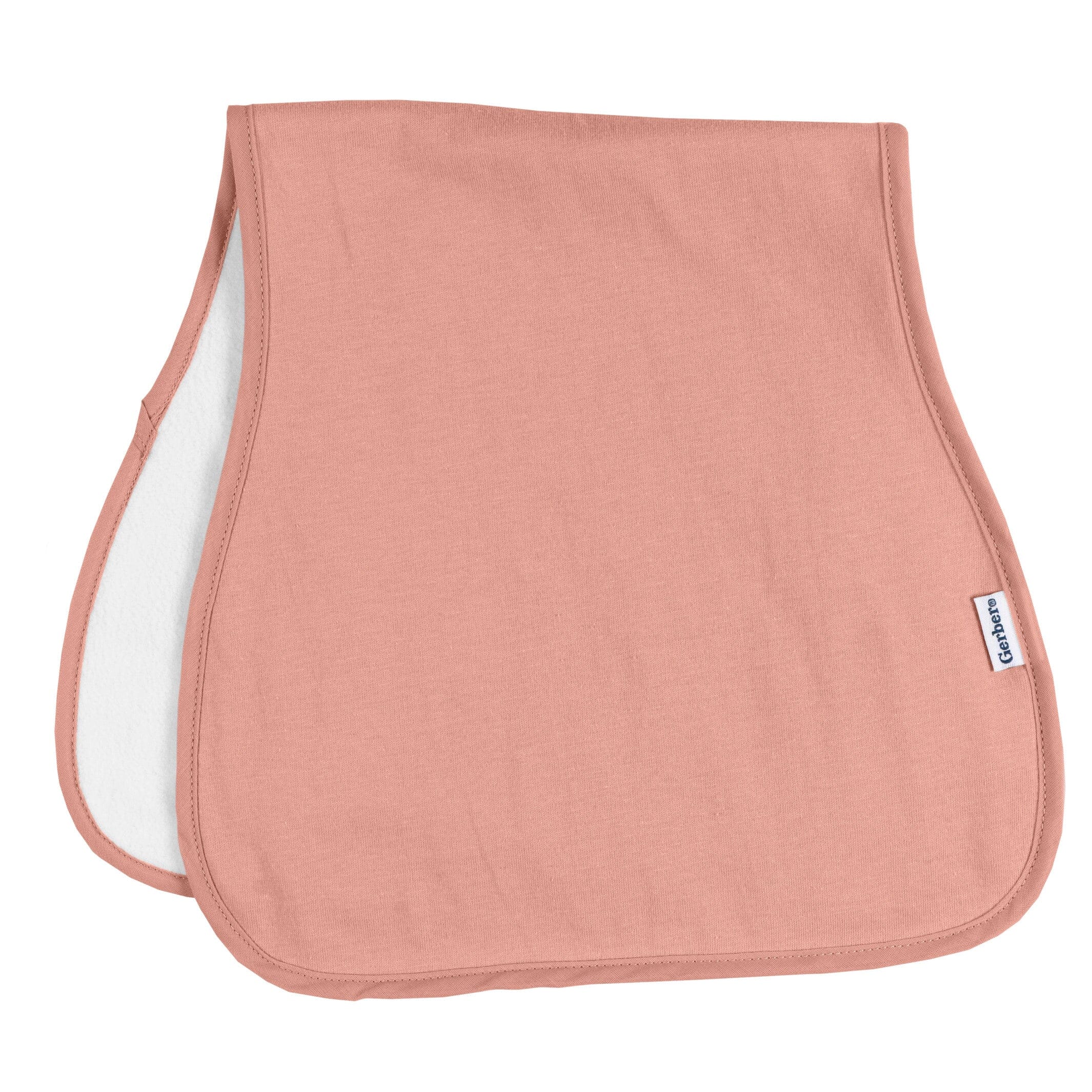 5-Pack Baby Girls Pink Rainbows Jersey Burp Cloths - Image 7