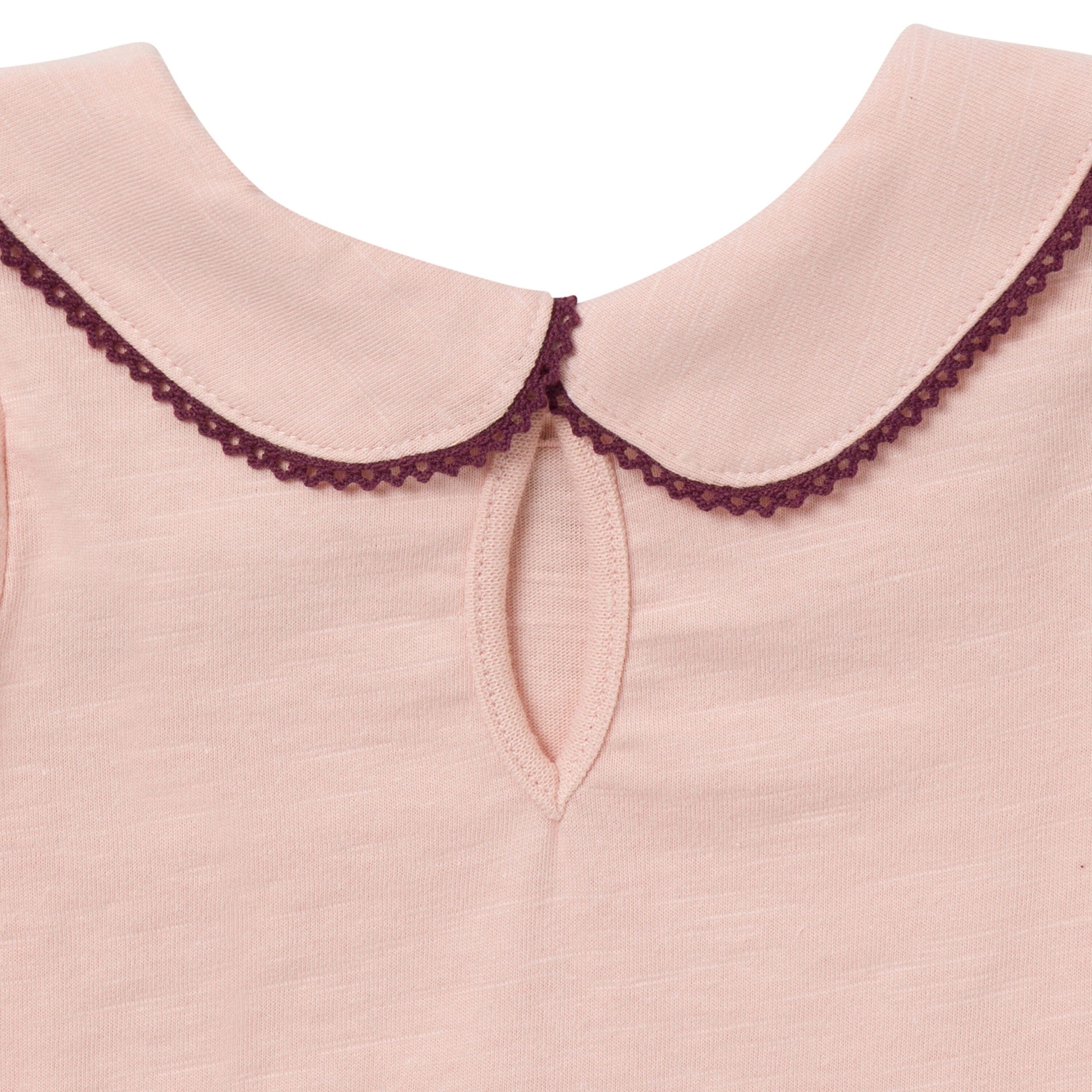 2-Pack Baby Girls Rose Peter Pan Collar Bodysuit - Image 7