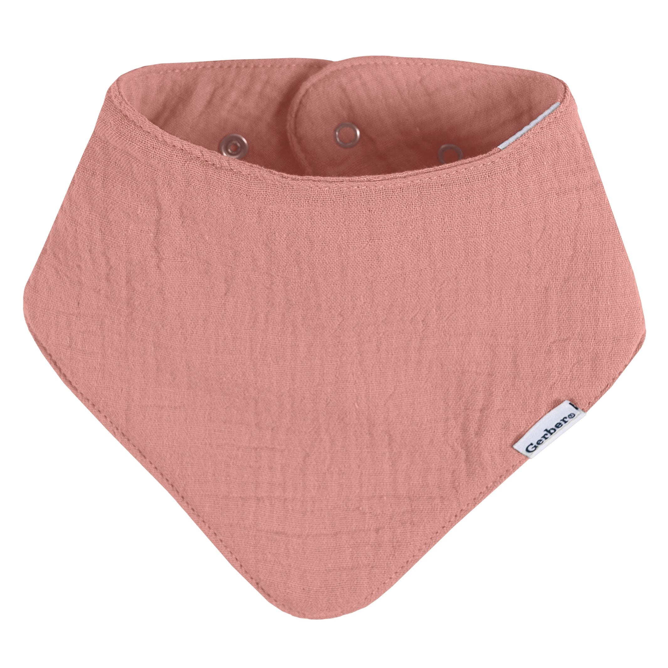 10-Pack Baby Girls Multi Pink Muslin Bandana Bibs - Image 5