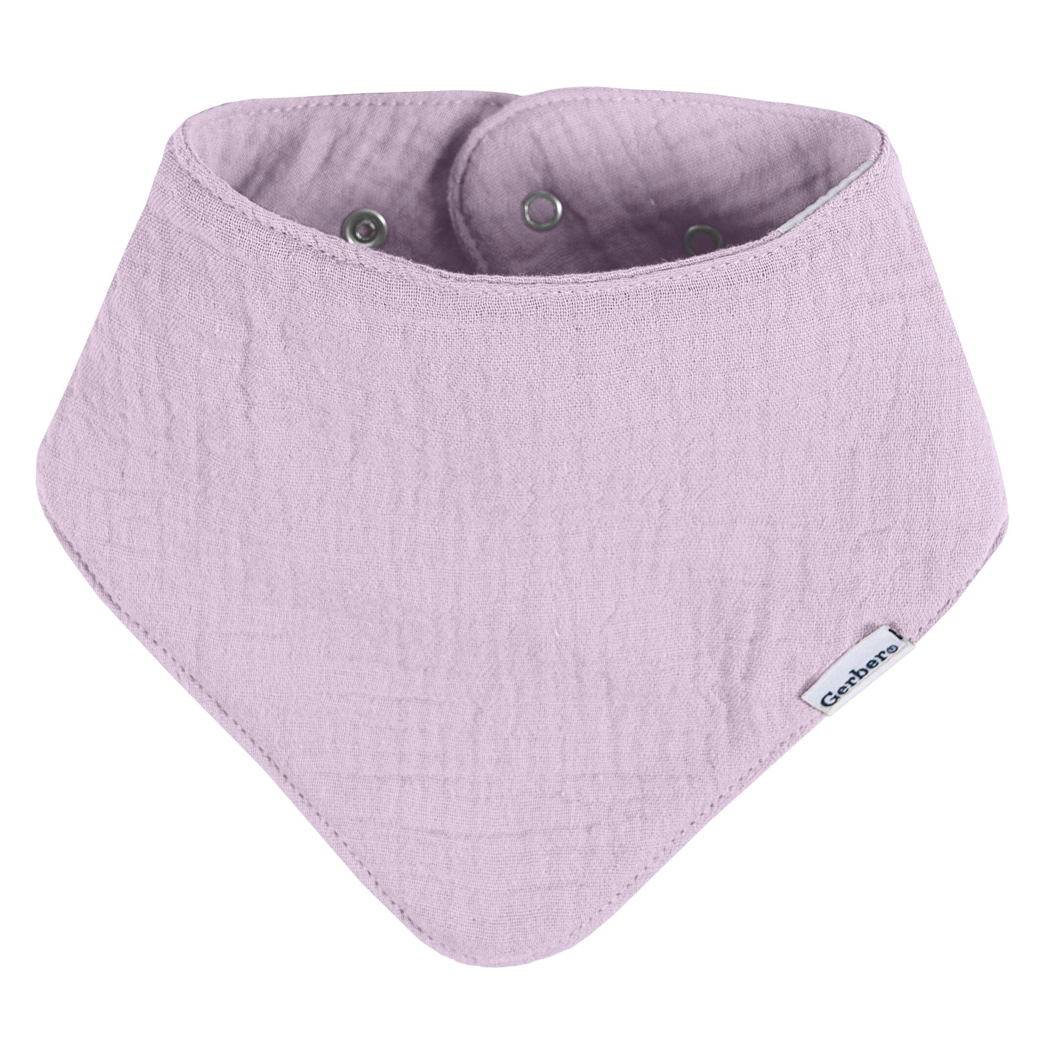 10-Pack Baby Girls Multi Pink Muslin Bandana Bibs - Image 7