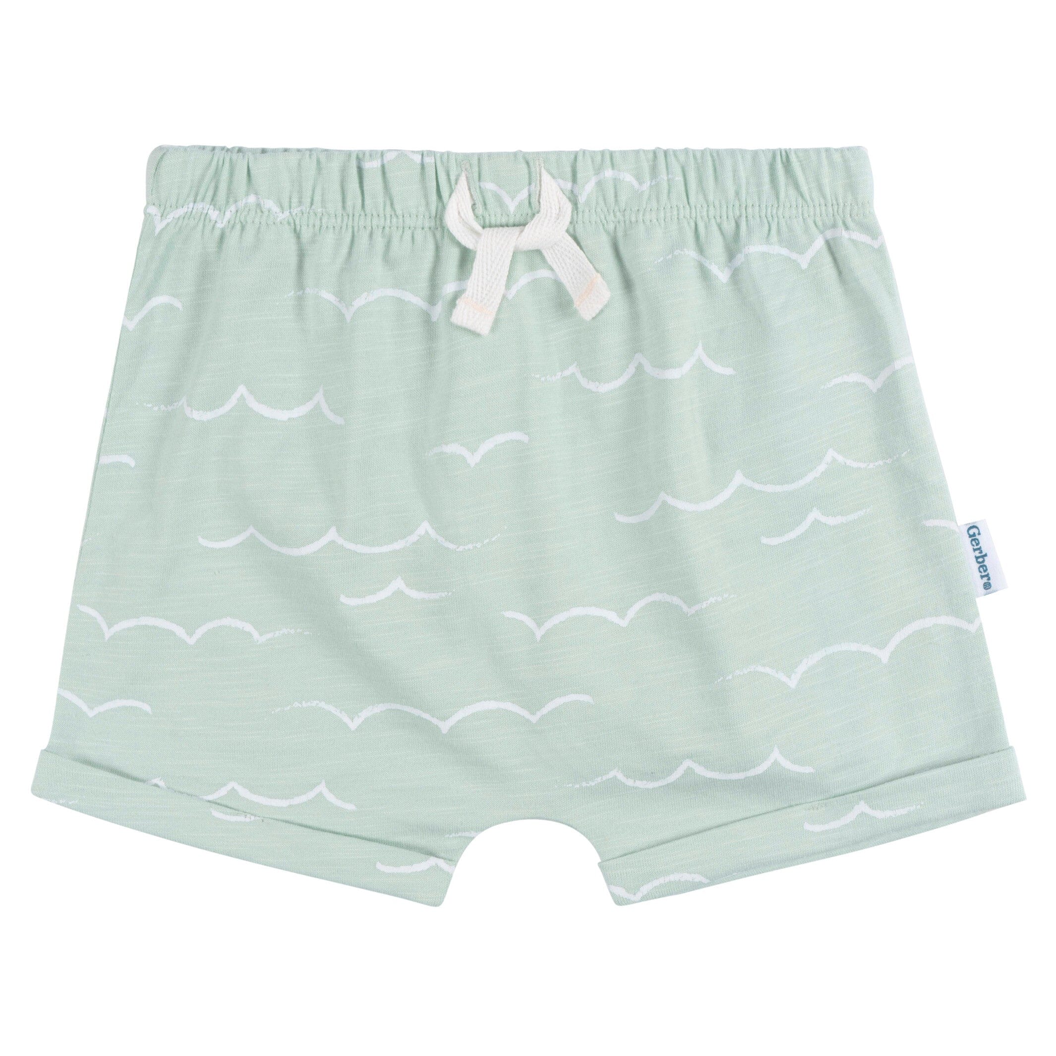 2-Piece Baby and Toddler Boys Waves T-Shirt and Shorts Set - Image 4