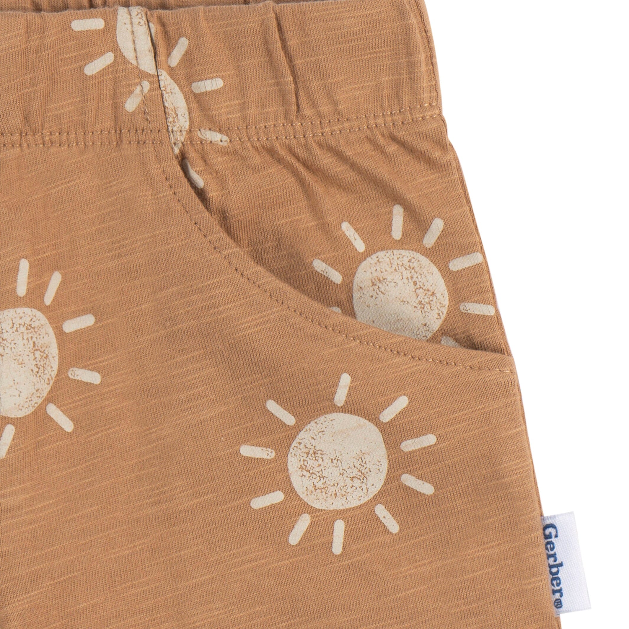 2-Piece Baby and Toddler Boys Suns T-Shirt and Shorts Set - Image 4