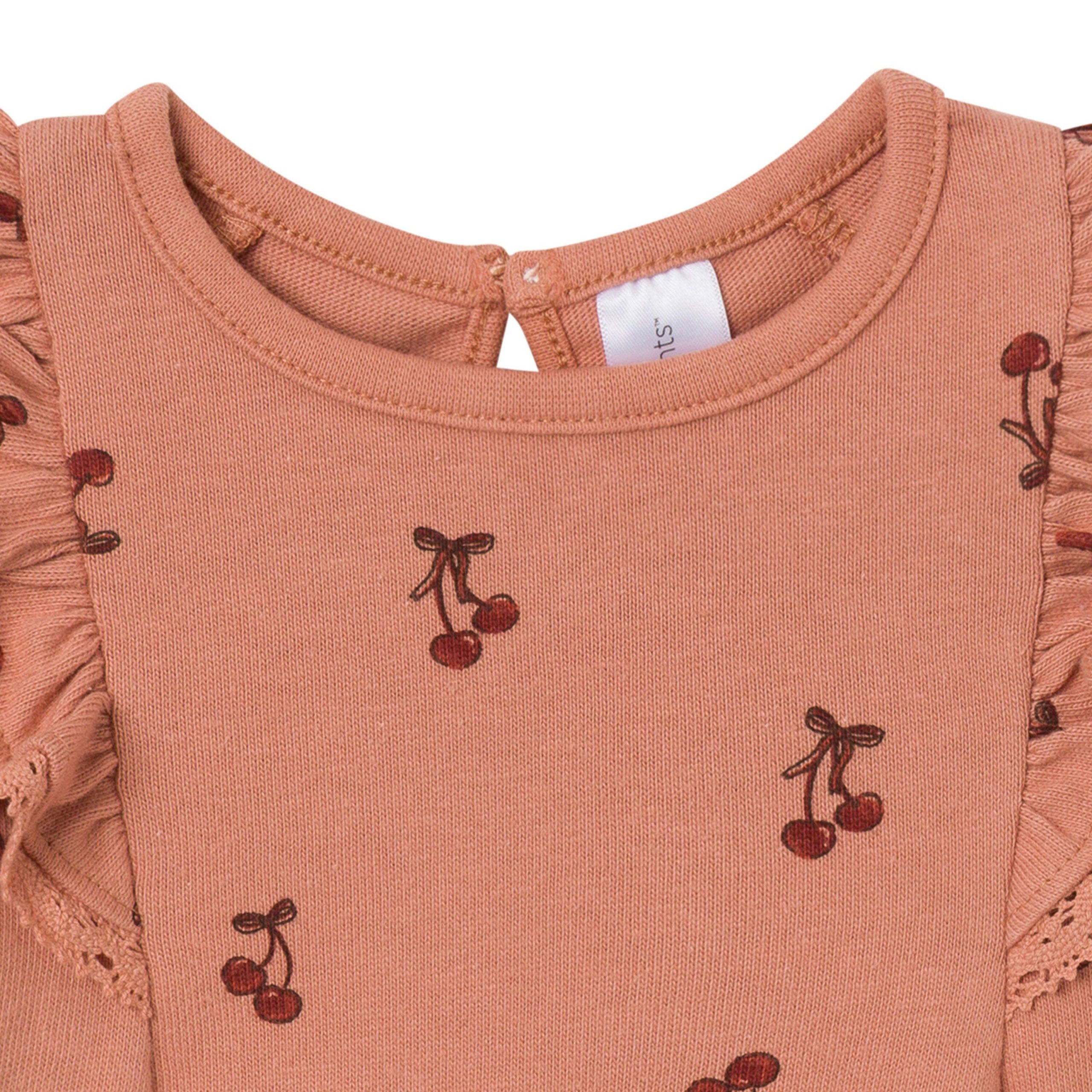 2-Pack Baby Girls Cameo Rose Ruffled Bodysuit - Image 4