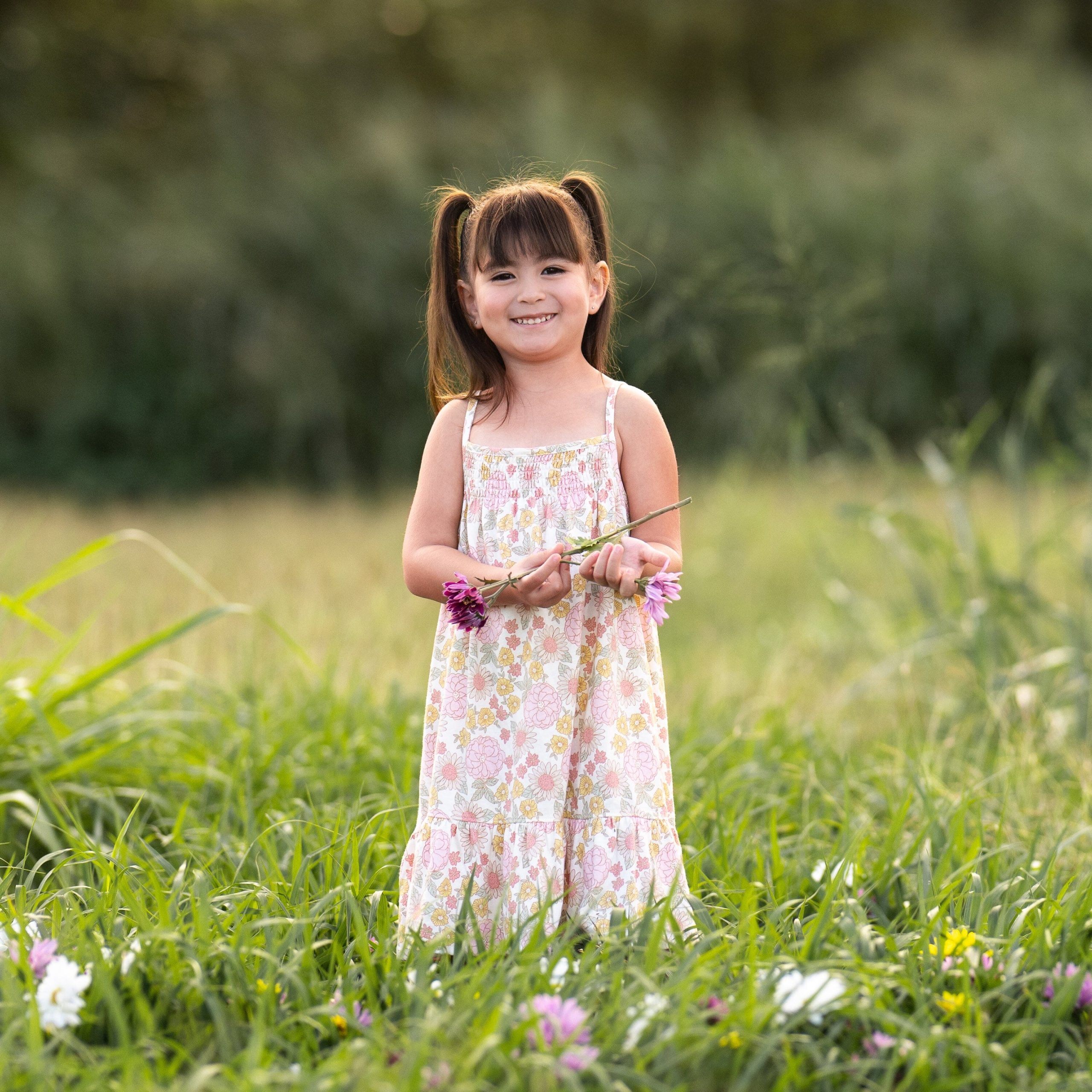 2-Pack Toddler Girls Retro Floral Dresses - Image 2
