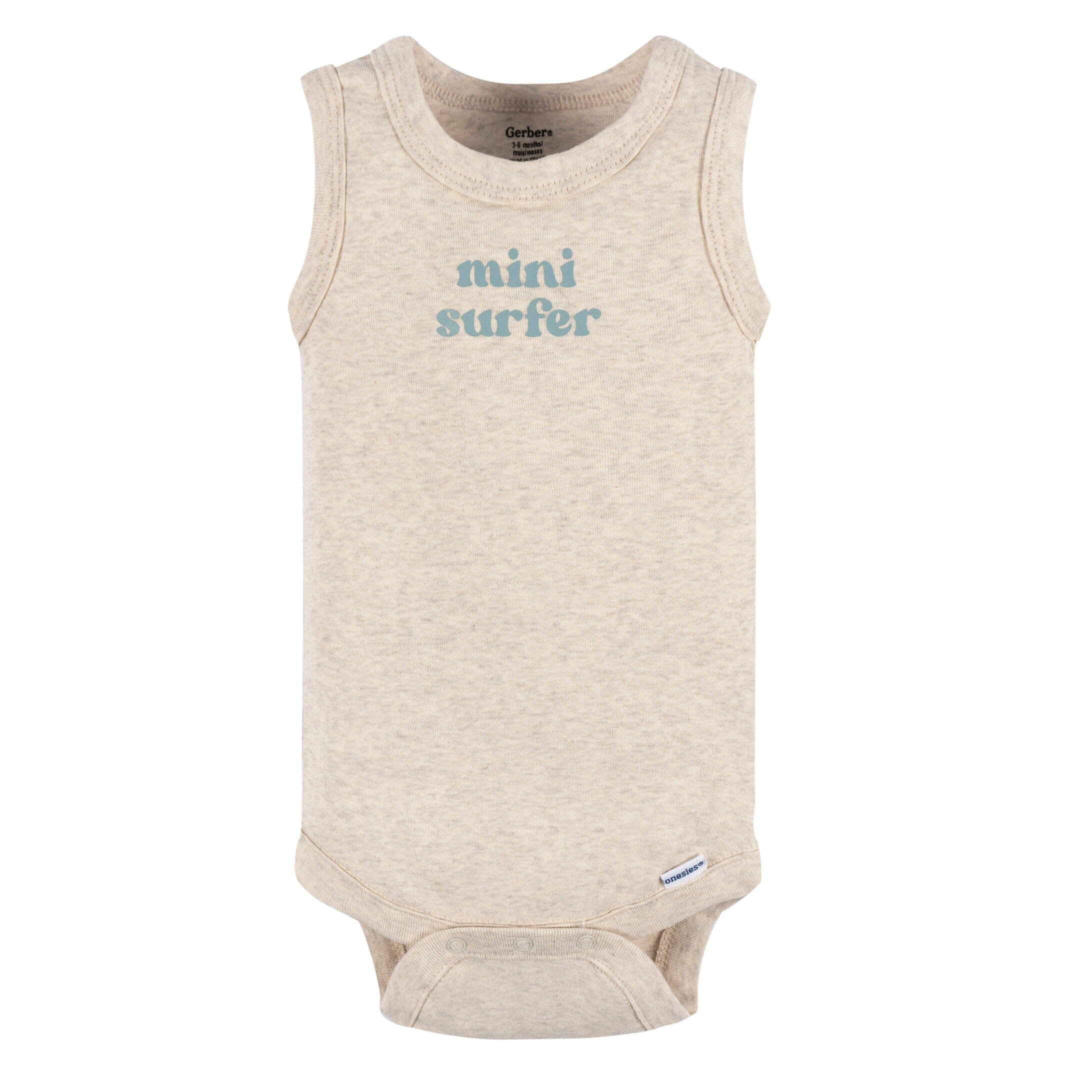 4-Pack Baby Boys Surfer Sleeveless Onesies® Bodysuits - Image 3