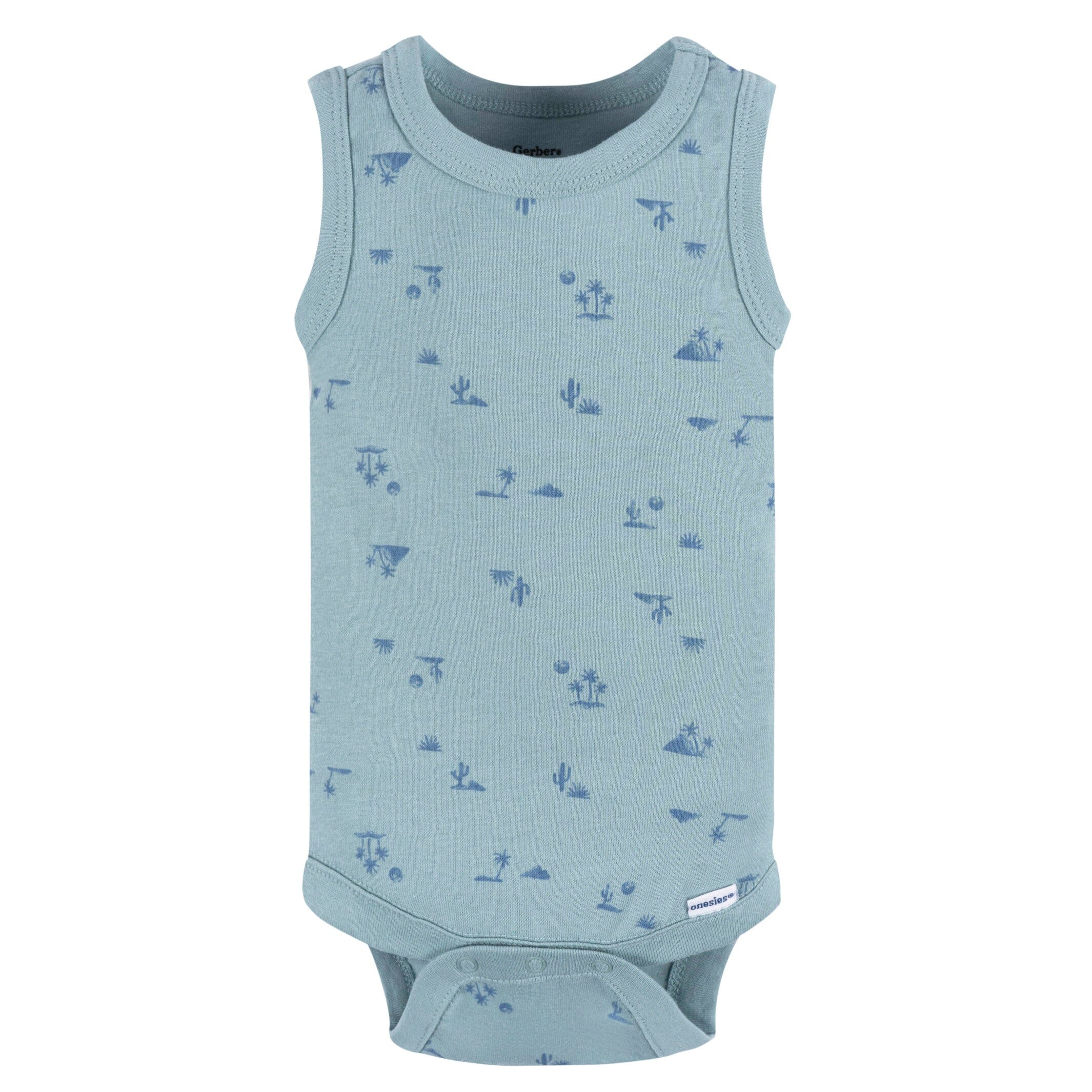 4-Pack Baby Boys Surfer Sleeveless Onesies® Bodysuits - Image 4
