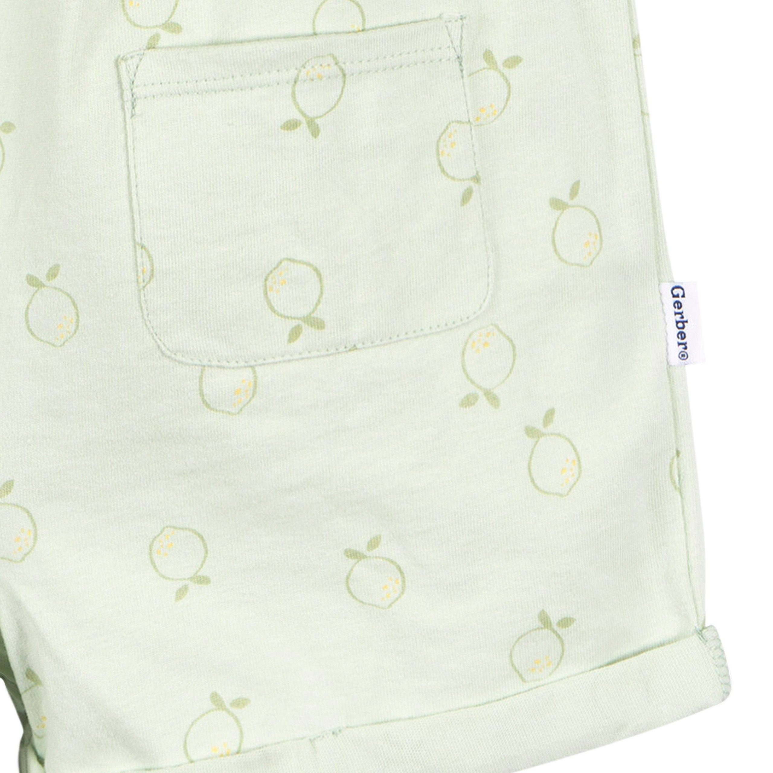 2-Pack Infant and Toddler Girls Yellow & Lemons Rompers - Image 6