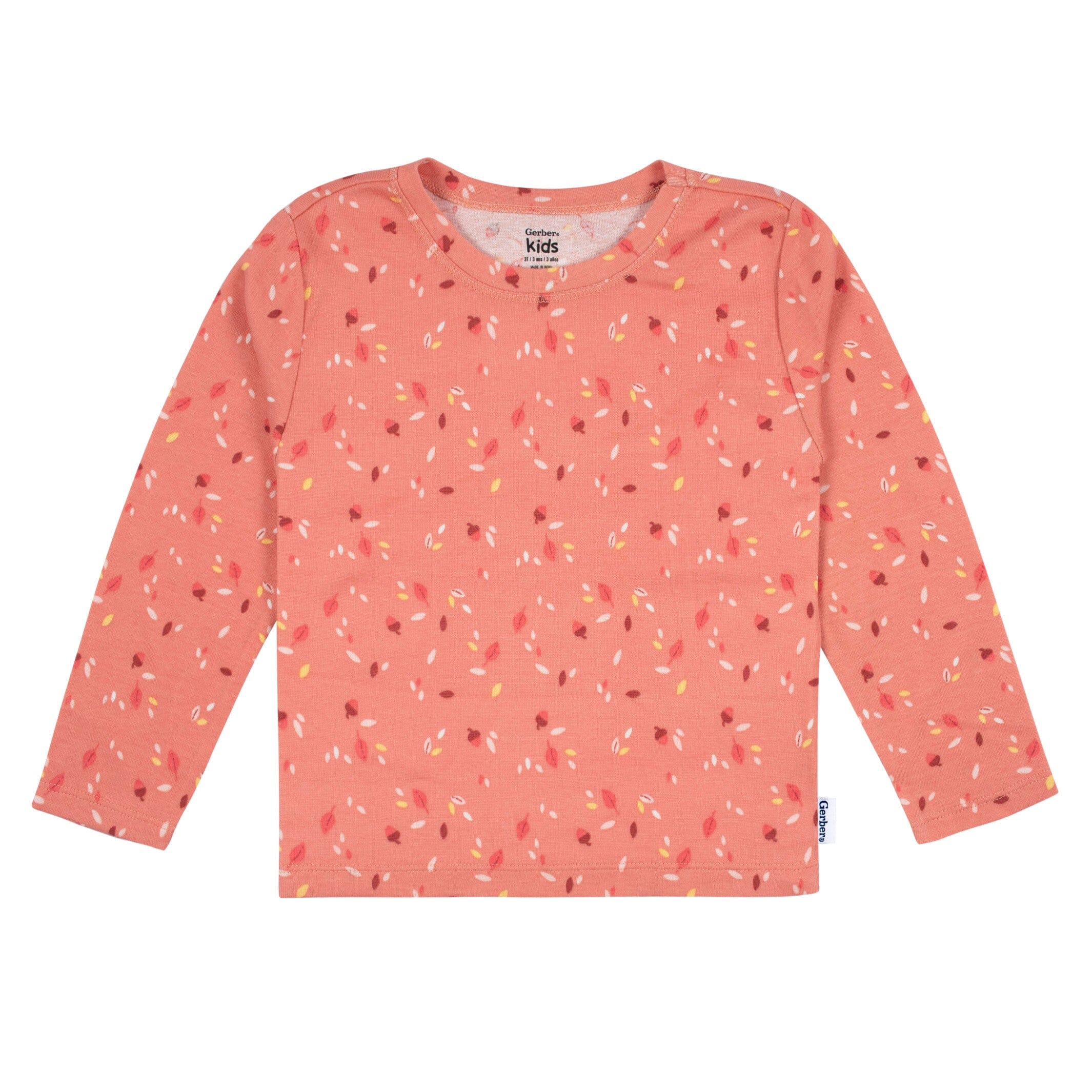 2-Piece Infant Girls Orange Leaves Jumper & Top Set, 12M - Image 5