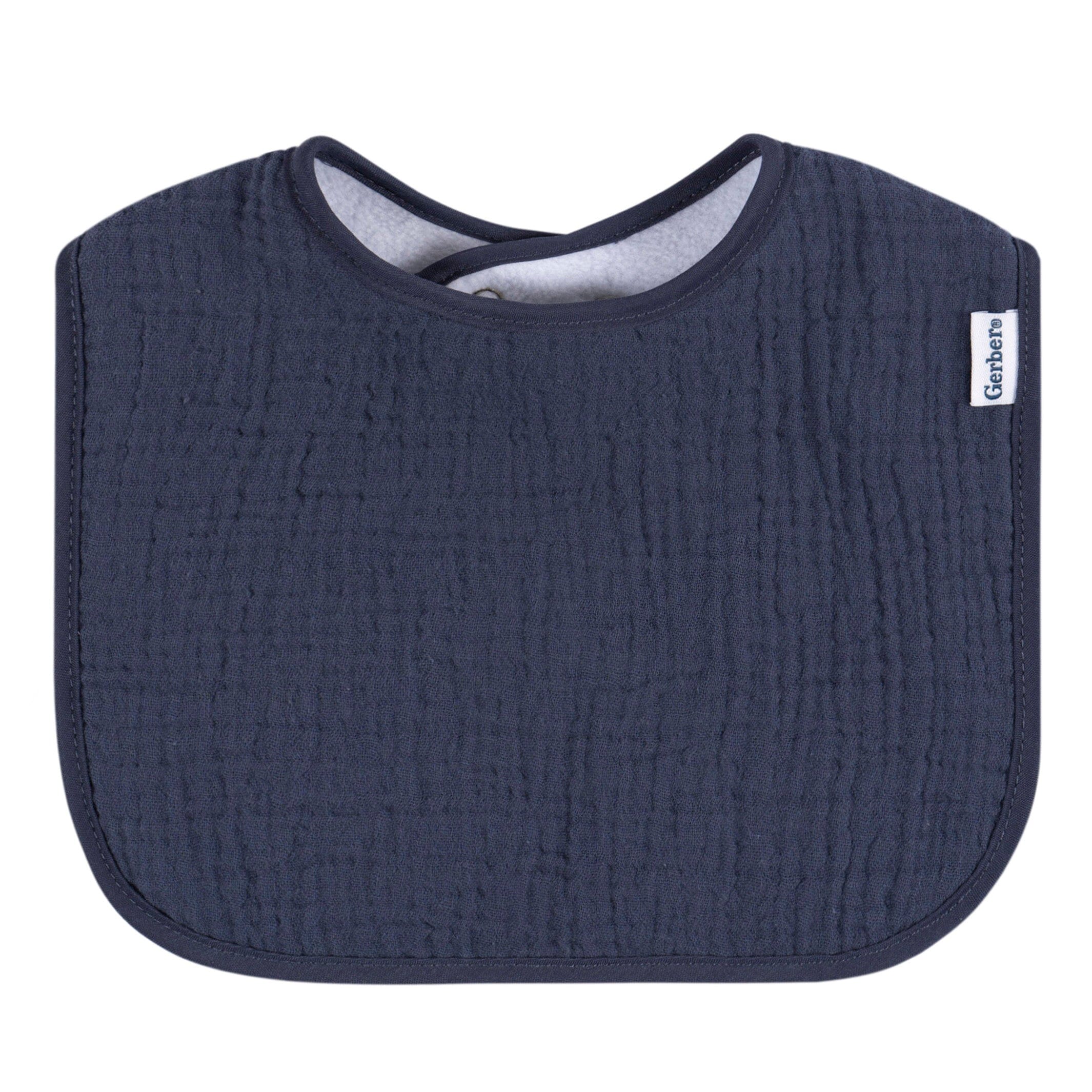 8-Pack Baby Boys Multi-color Muslin Drooling Bibs - Image 5