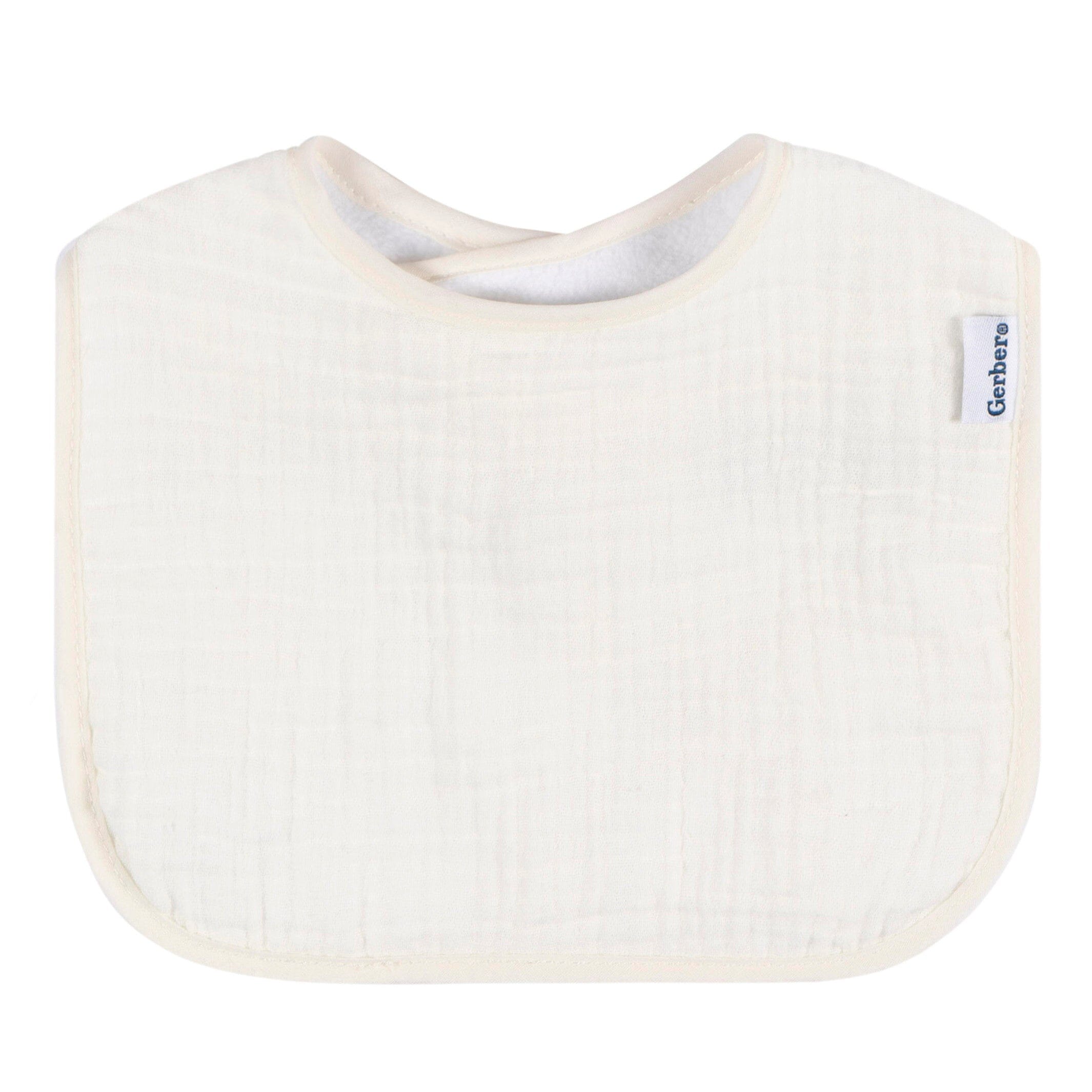 8-Pack Baby Boys Multi-color Muslin Drooling Bibs - Image 7