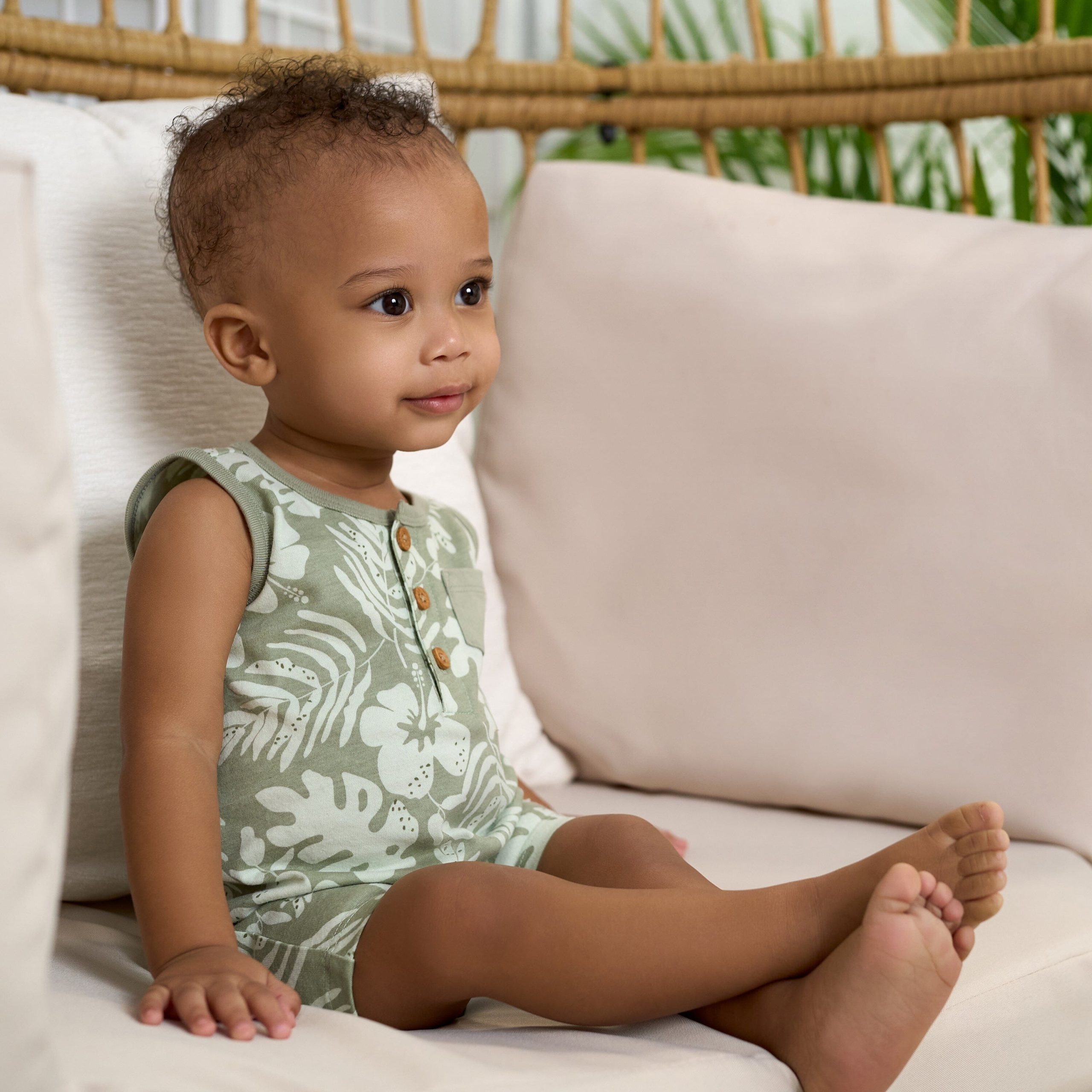 2-Pack Baby Boys Tropical Rompers - Image 2