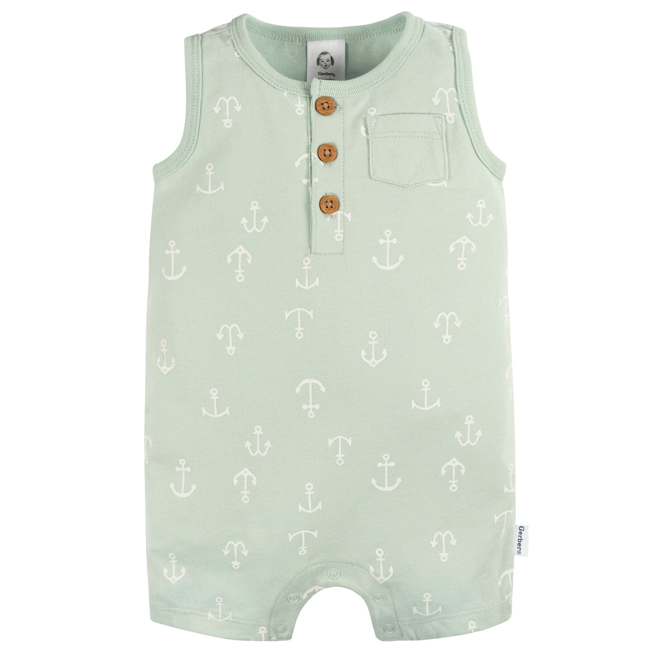 2-Pack Baby Boys Nautical Rompers - Image 6