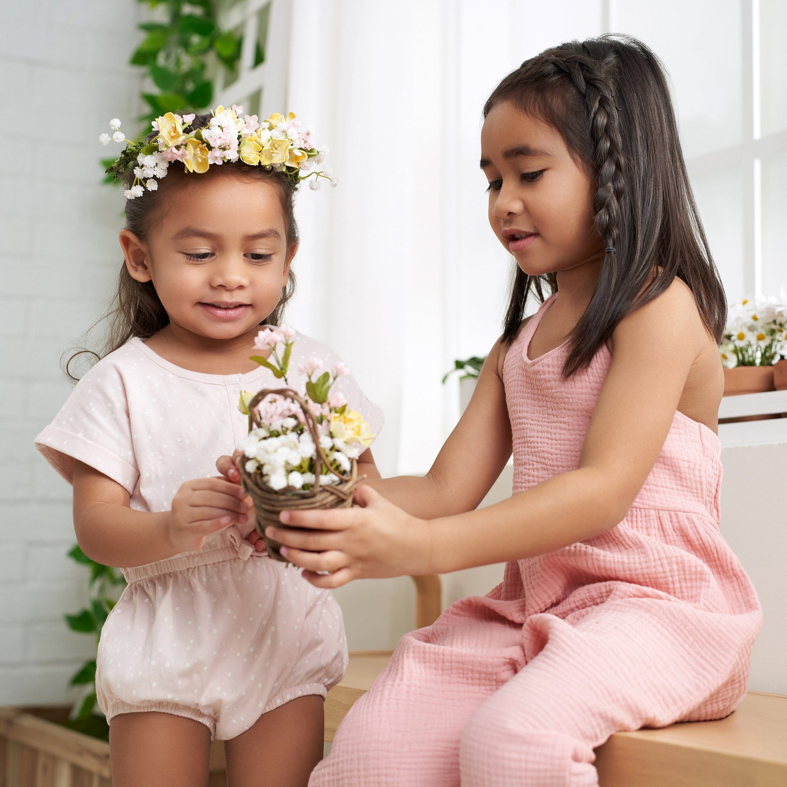2-Pack Baby Girls Seashells Rompers - Image 3