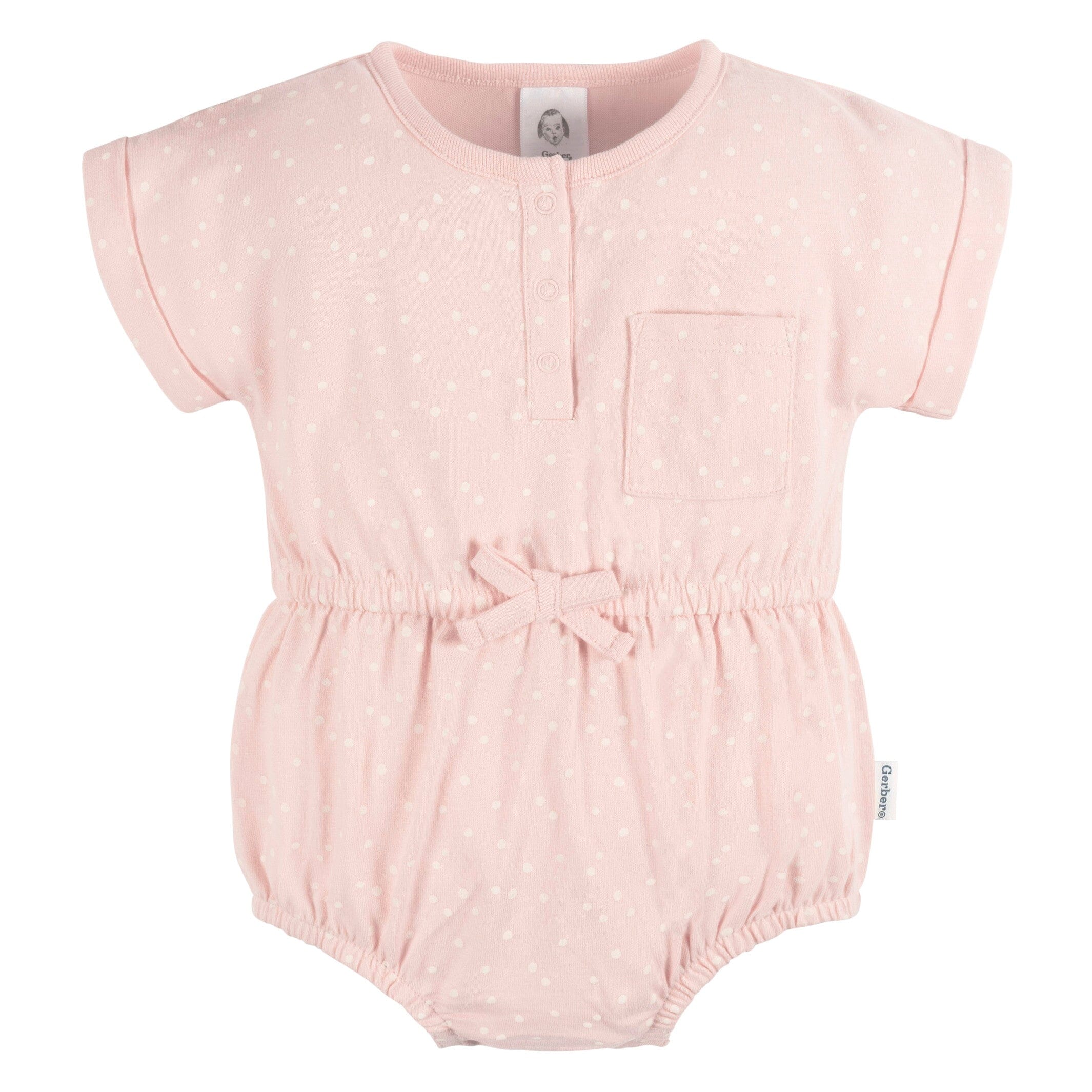 2-Pack Baby Girls Seashells Rompers - Image 4