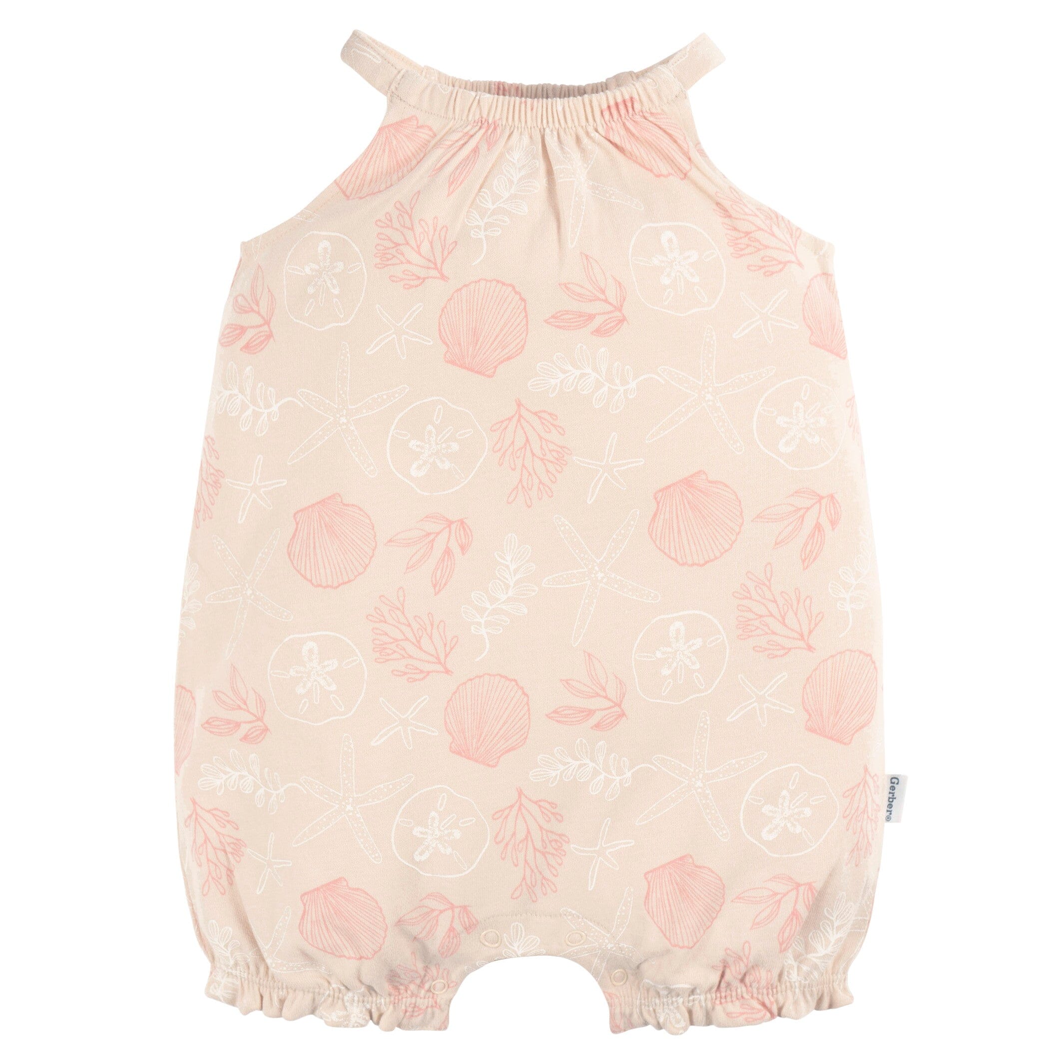 2-Pack Baby Girls Seashells Rompers - Image 6