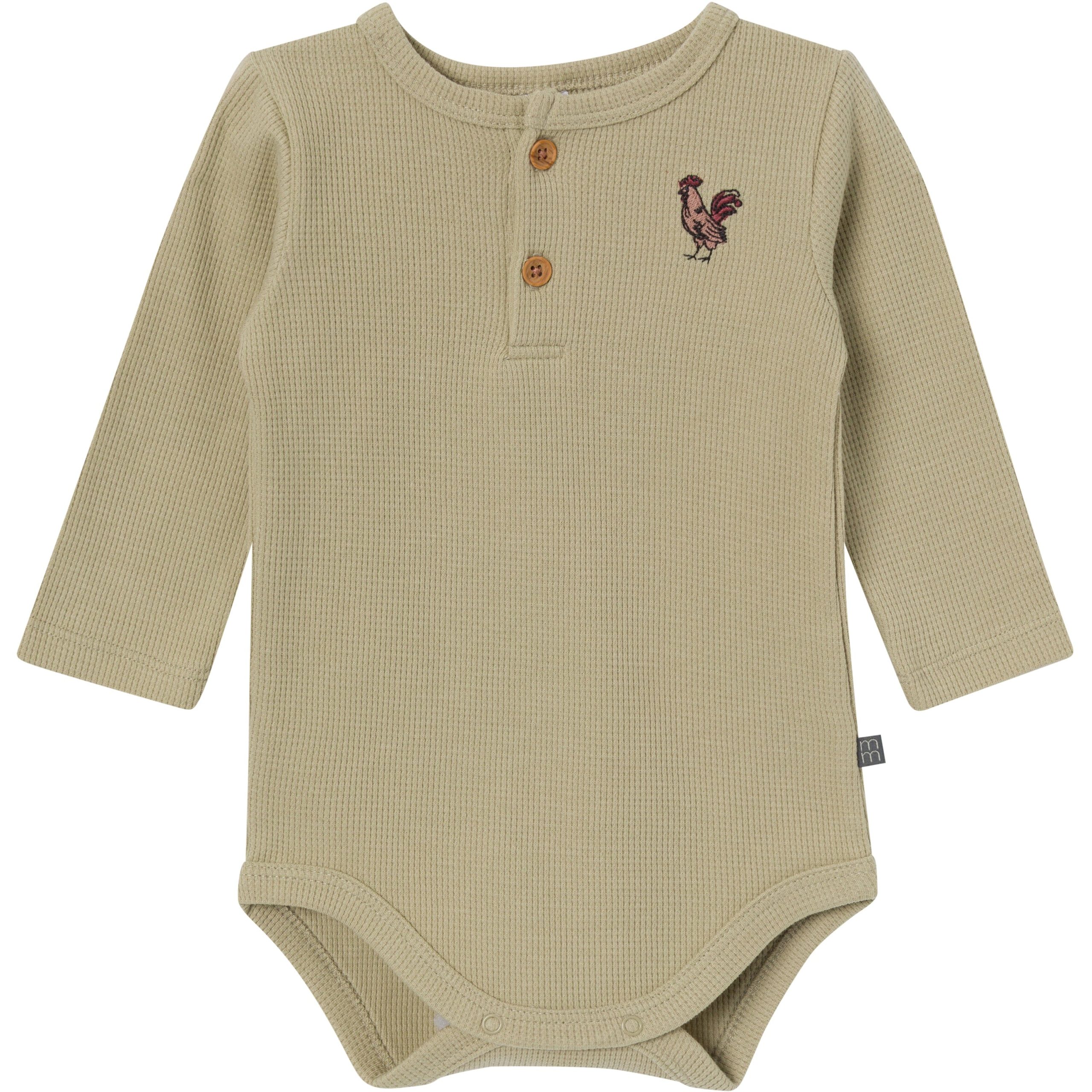 2-Pack Baby Boys Forest Henley Bodysuit - Image 3