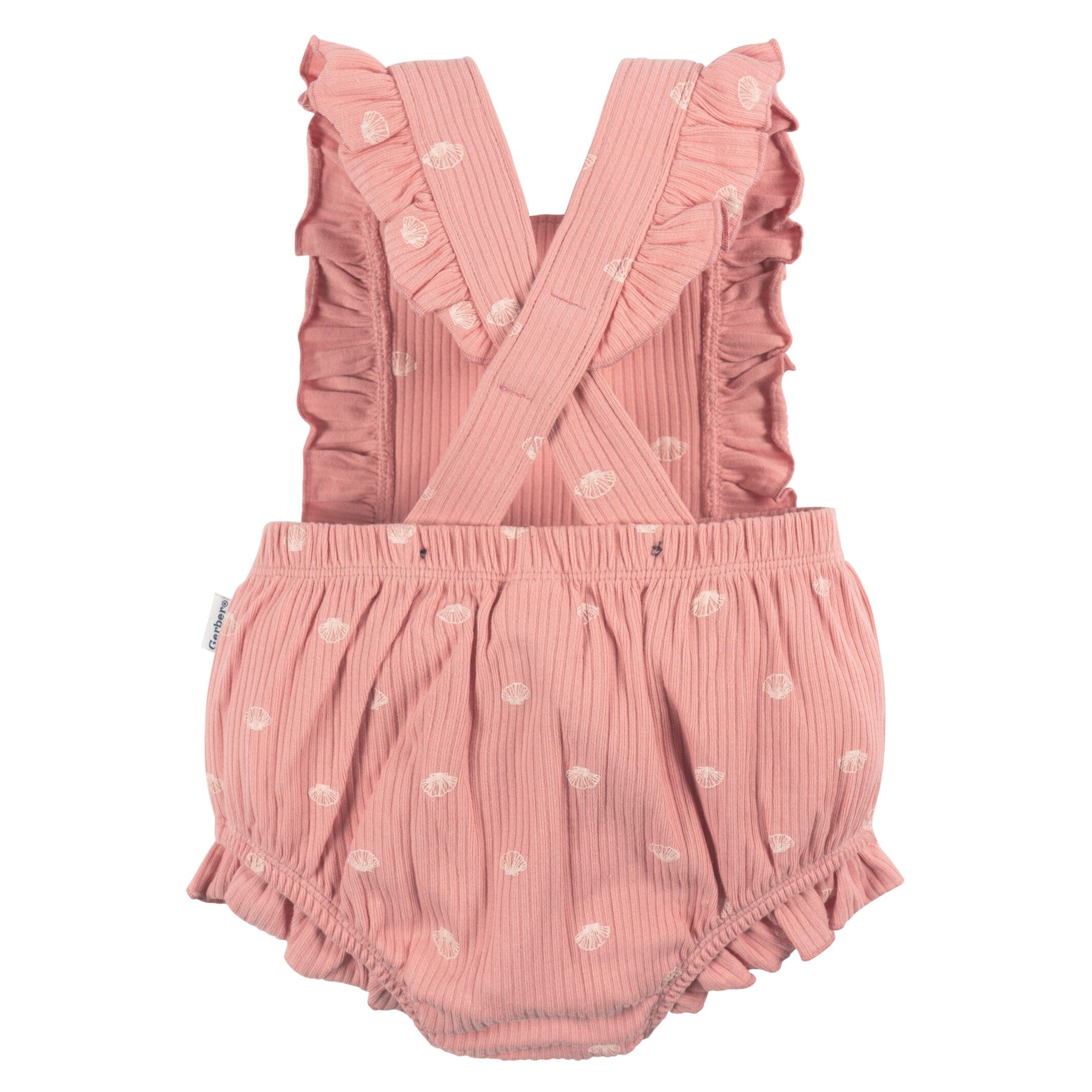 Baby Girls Seashell Bubble Romper - Image 4