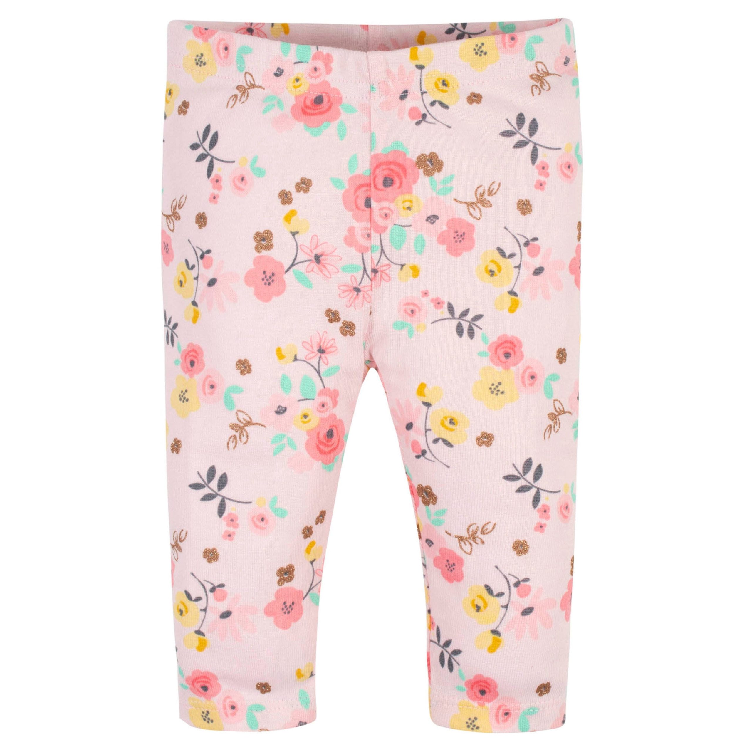 4-Pack Baby Girls Love You Organic Pants - Image 4