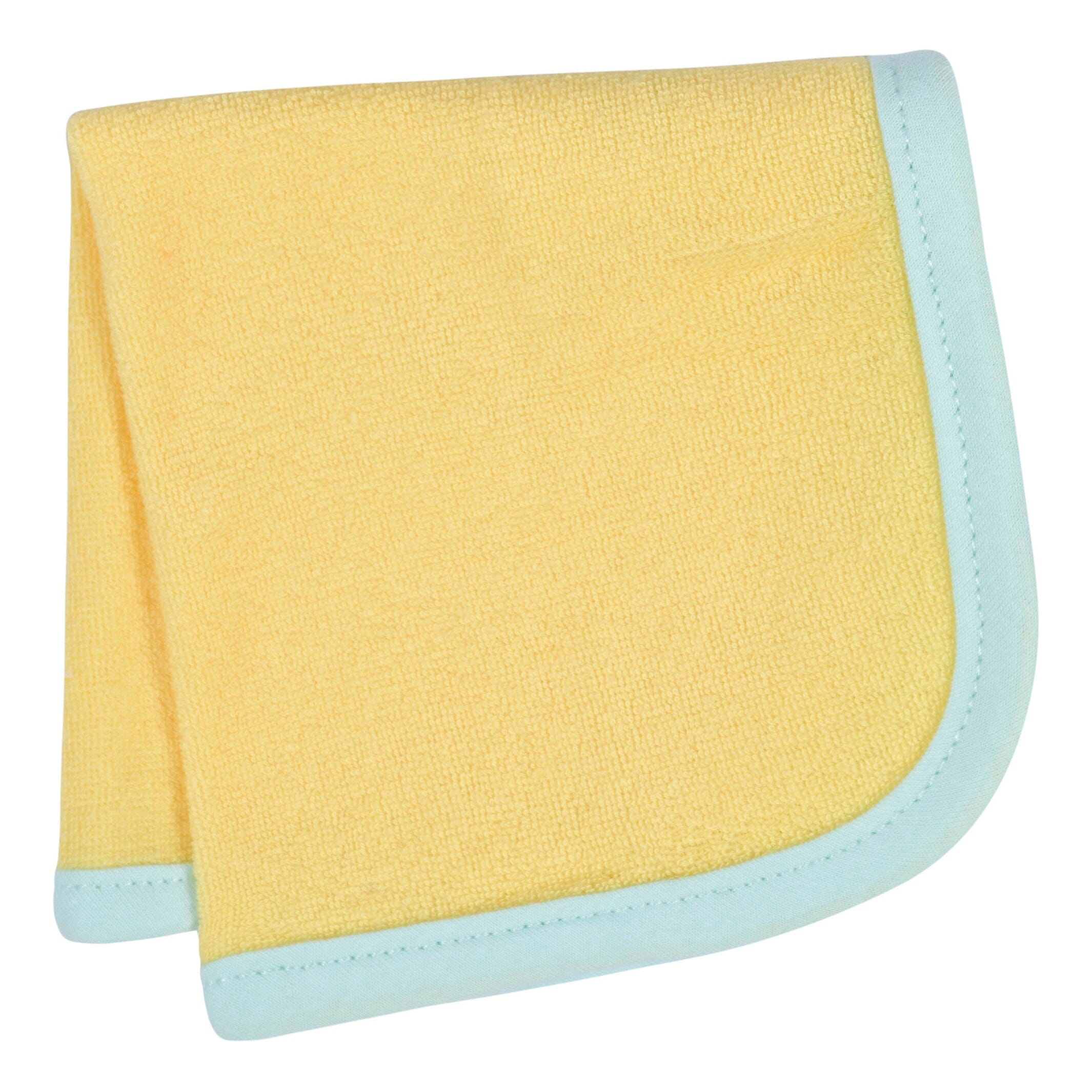 4-Piece Baby Neutral Little Animals Hooded Towel and Washcloths - Image 4