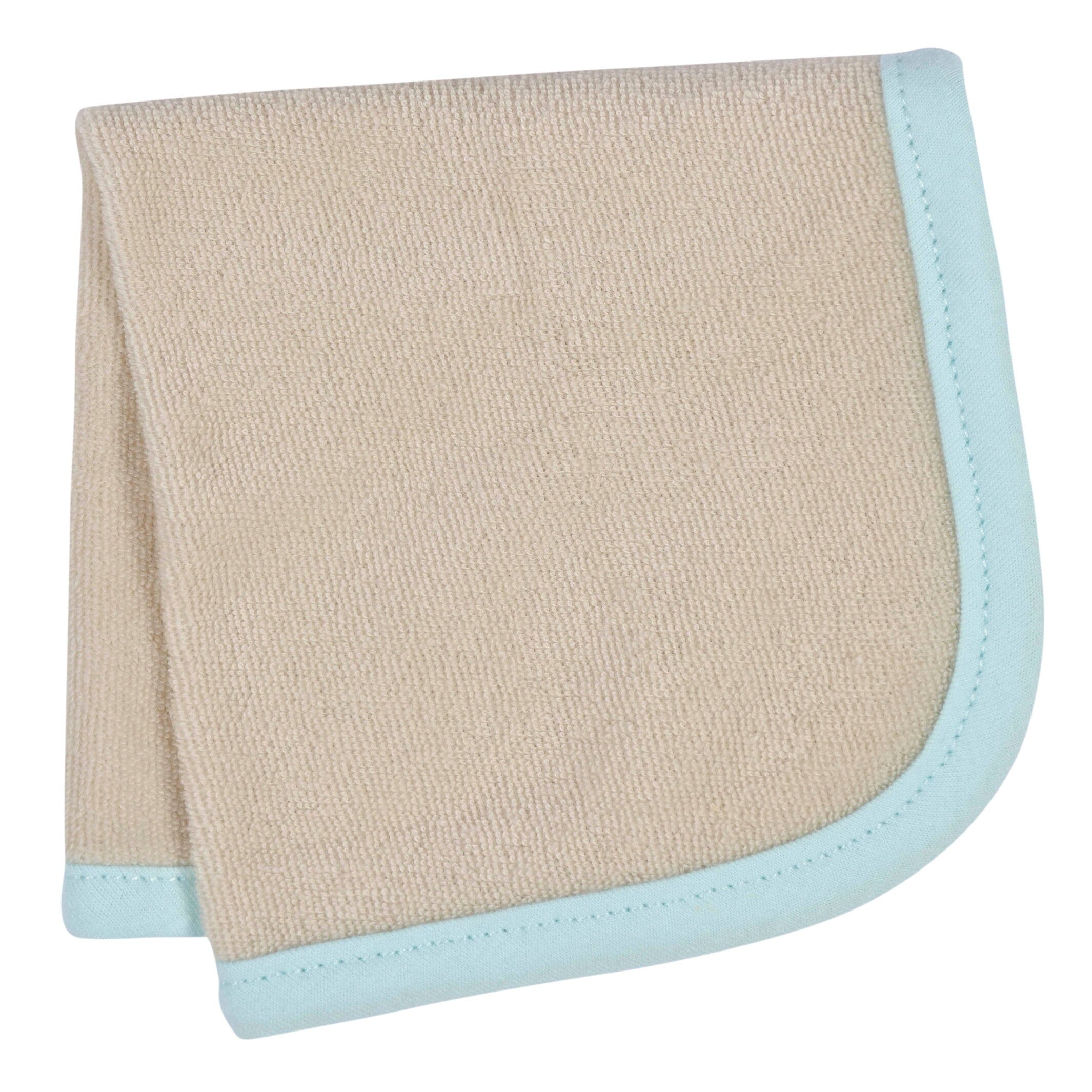 4-Piece Baby Neutral Little Animals Hooded Towel and Washcloths - Image 5