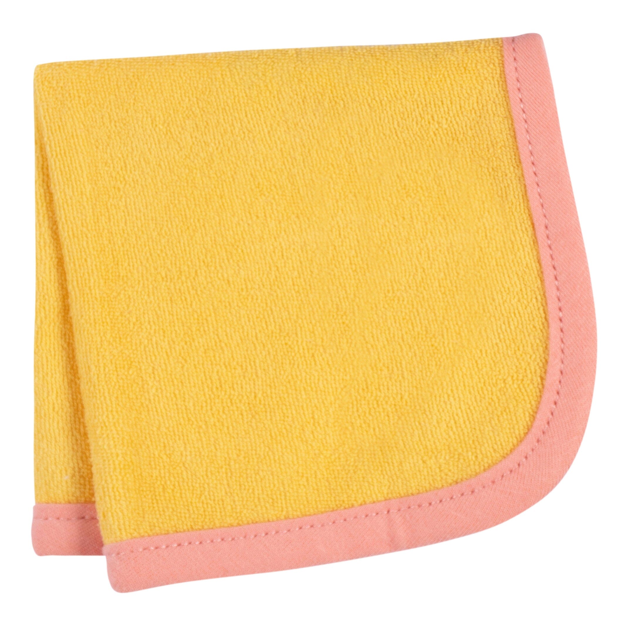4-Piece Baby Girls Kitty Floral Hooded Towel and Washcloths - Image 6