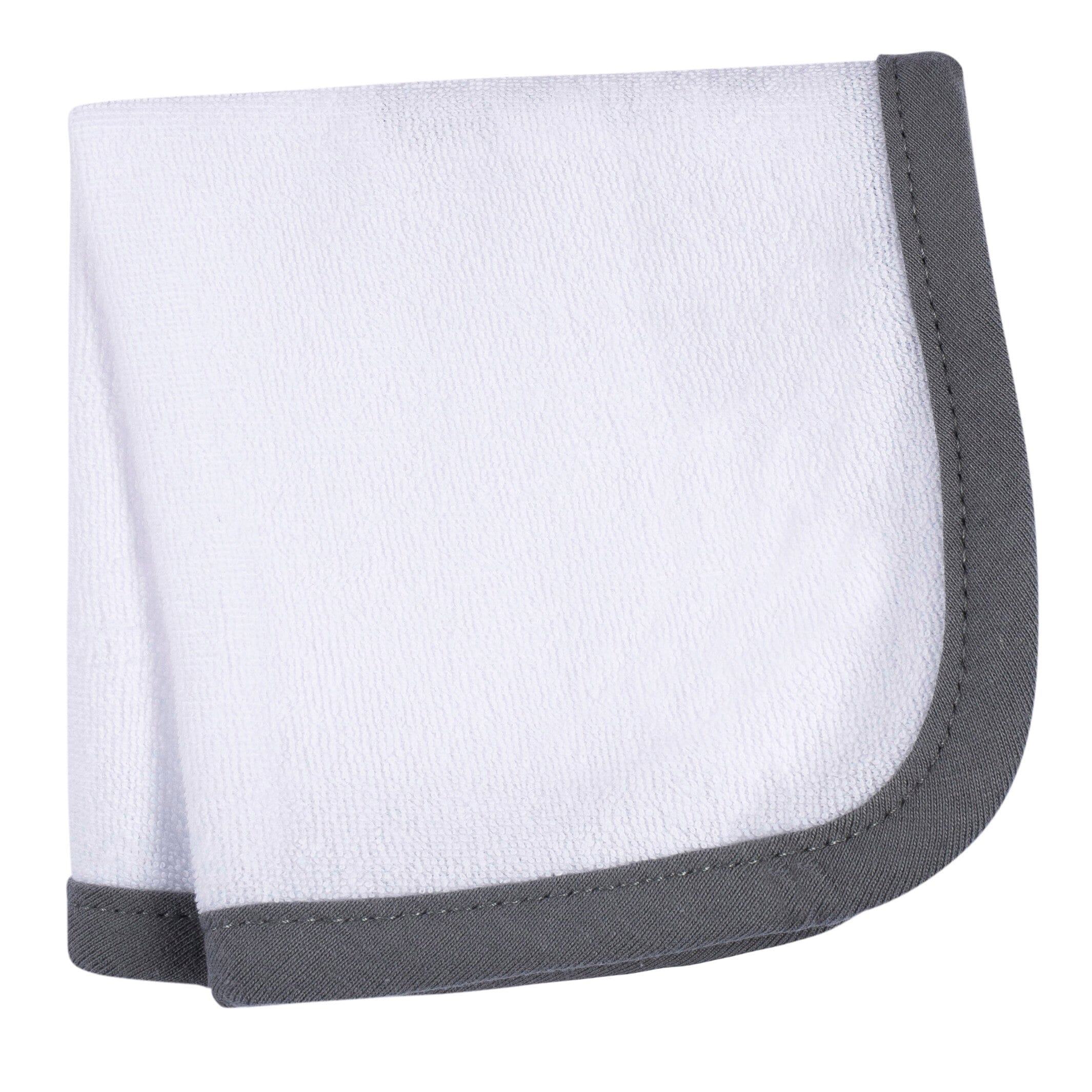 4-Piece Baby Boys Bear Hooded Towel and Washcloths - Image 4