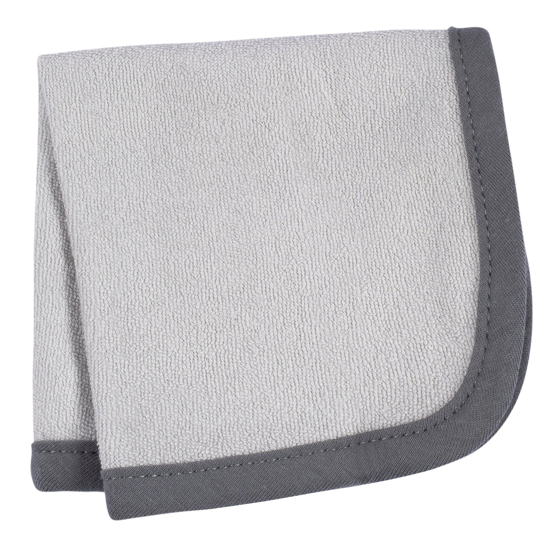 4-Piece Baby Boys Bear Hooded Towel and Washcloths - Image 6