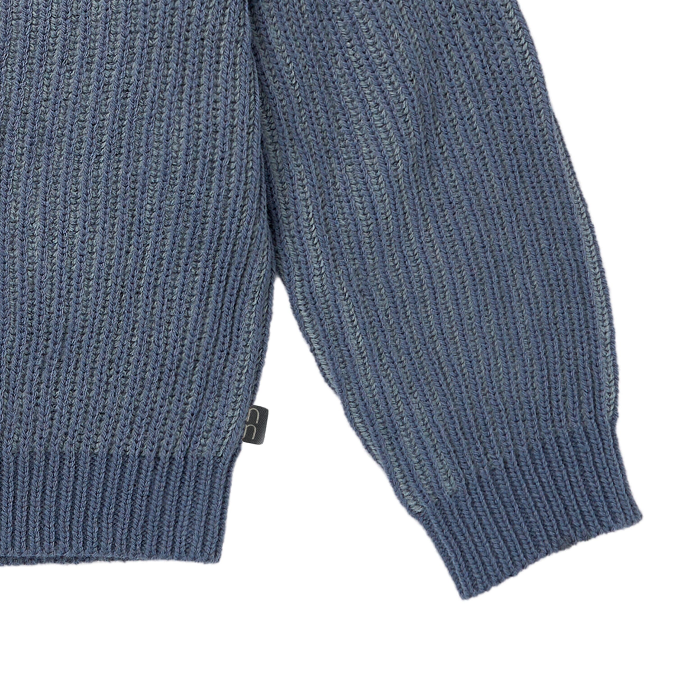 Infant & Kid Girls Slate Fisherman Rib Cardigan - Image 5