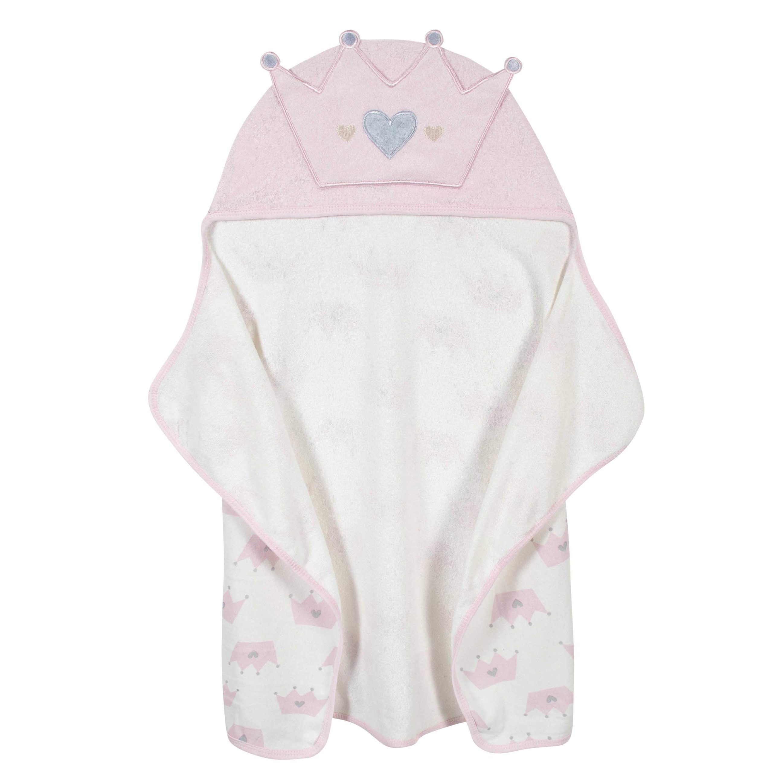 Baby Girls Princess Hooded Bath Wrap - Image 2