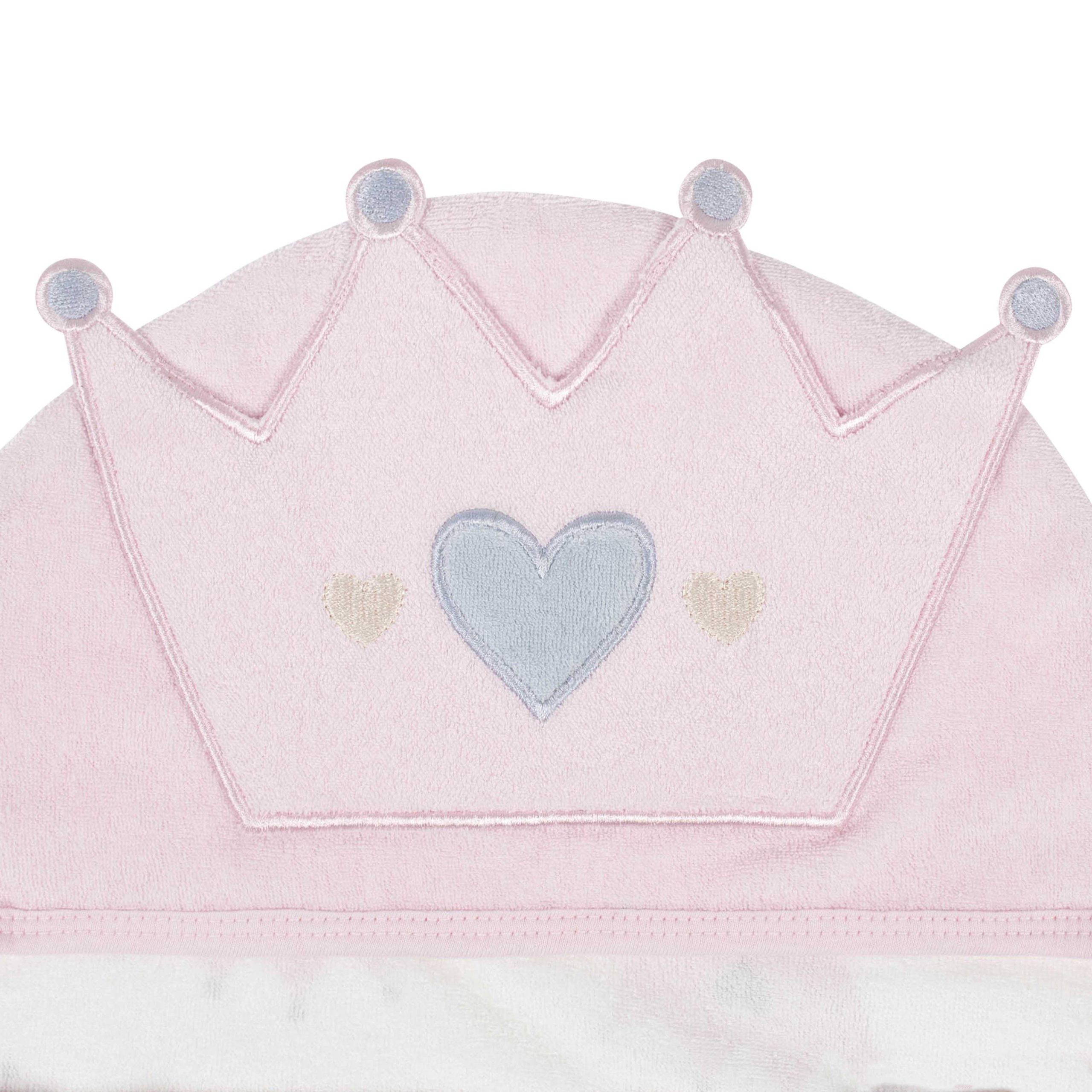 Baby Girls Princess Hooded Bath Wrap - Image 3