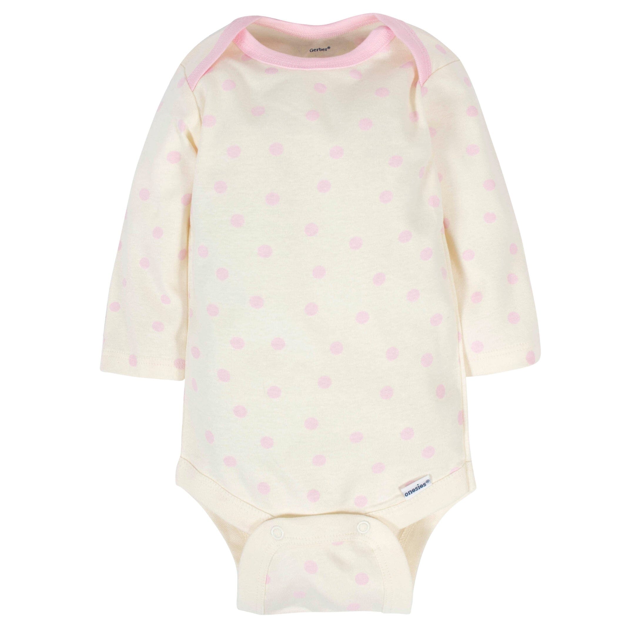 6-Pack Baby Girls Bunny Long Sleeve Onesies® Bodysuits - Image 2