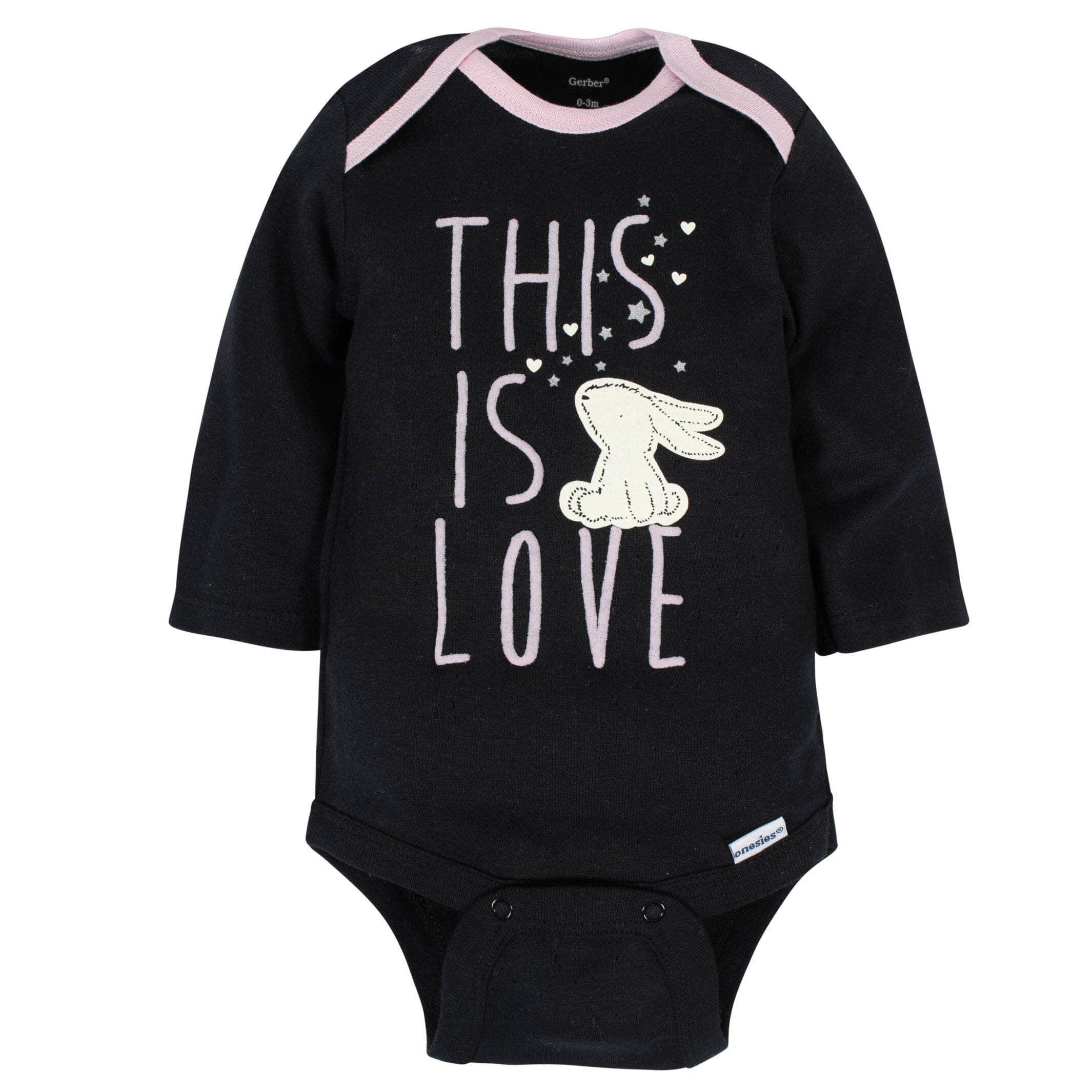 6-Pack Baby Girls Bunny Long Sleeve Onesies® Bodysuits - Image 7
