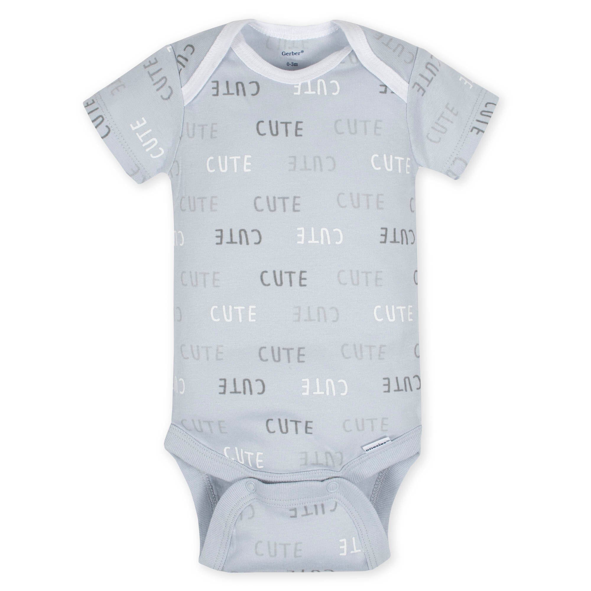 8-pack Baby Neutral Sheep Short Sleeve Onesies® Bodysuits, 12M - Image 5