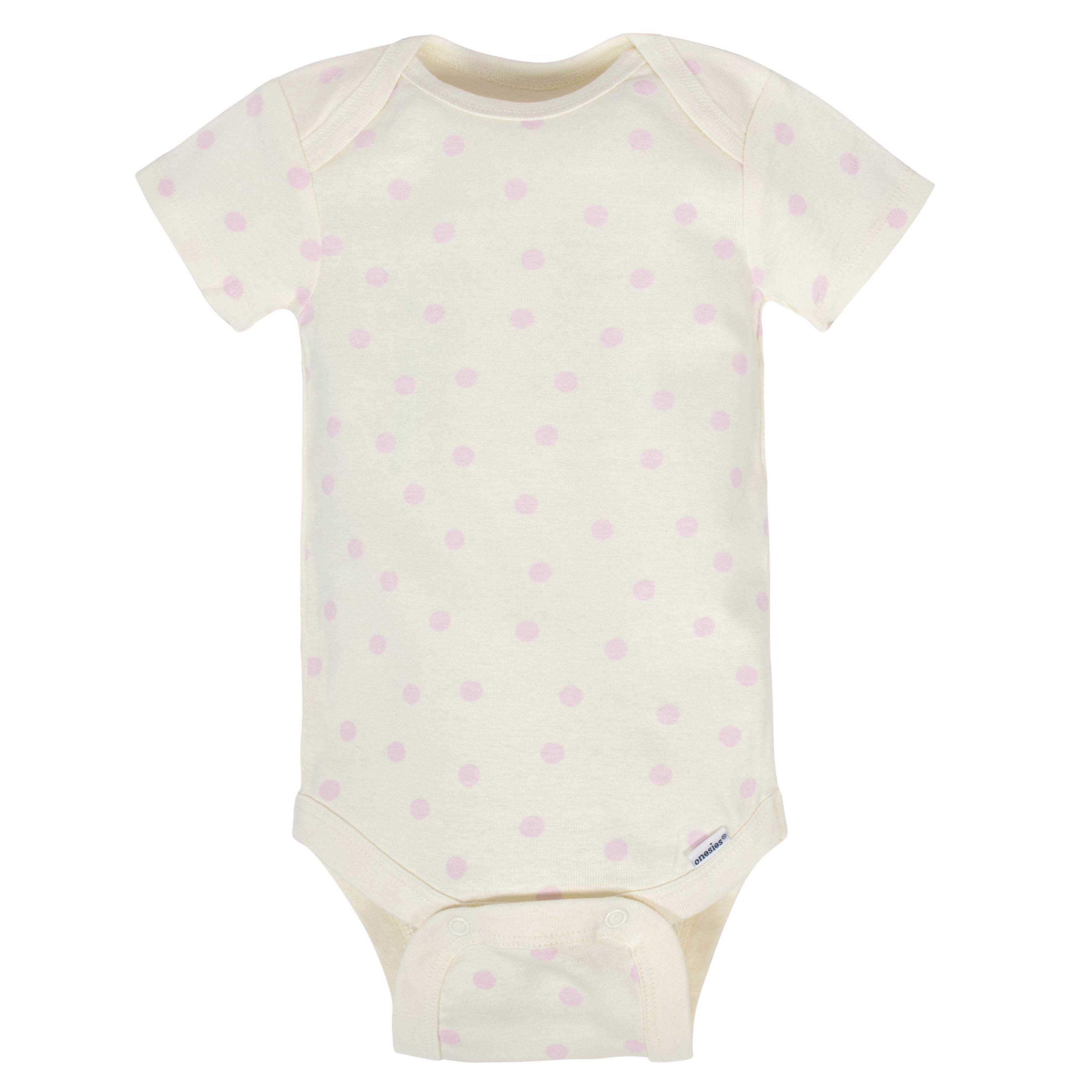 Gerber® 8-pack Baby Girls' Bunny Short Sleeve Onesies® Bodysuits - Image 6