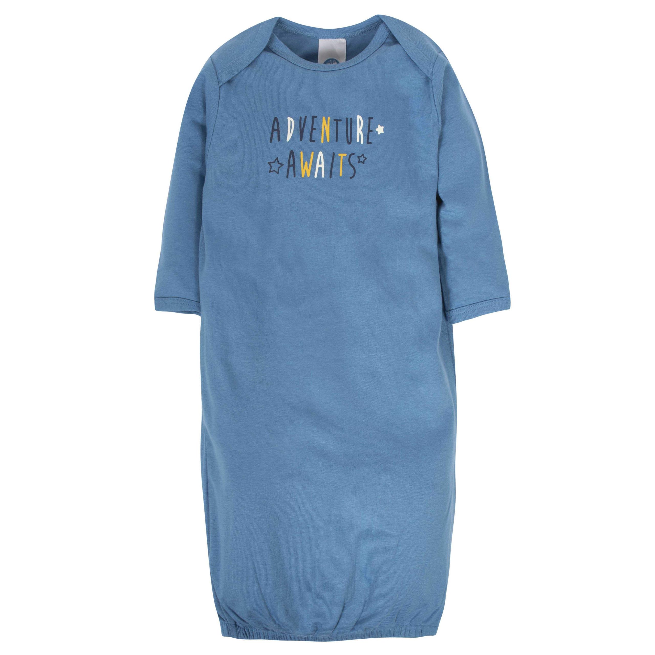4-Pack Baby Boys Fox Gowns - Image 2