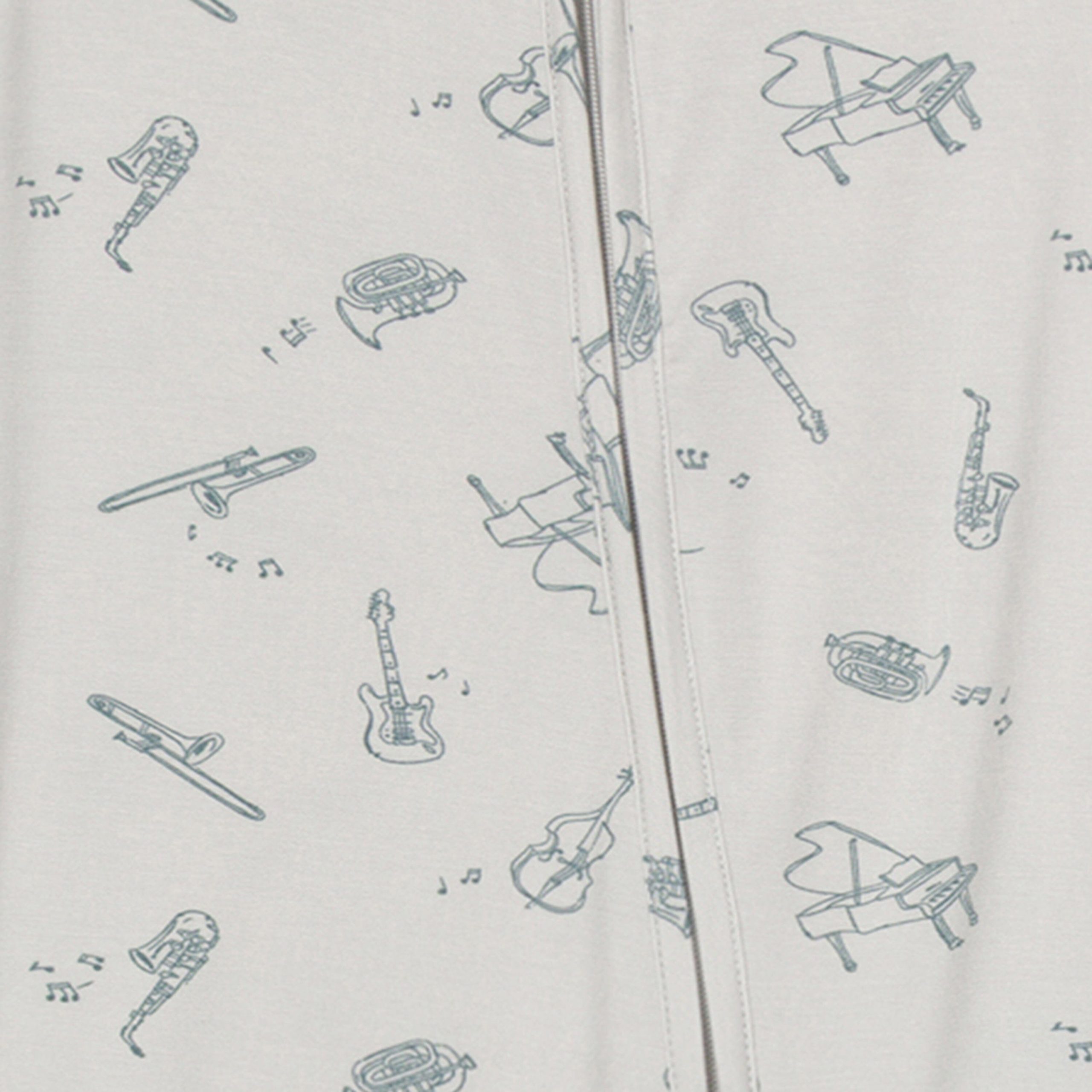 Baby & Kids Neutral Musical Instruments Snug Fit Footless Pajamas - Image 3