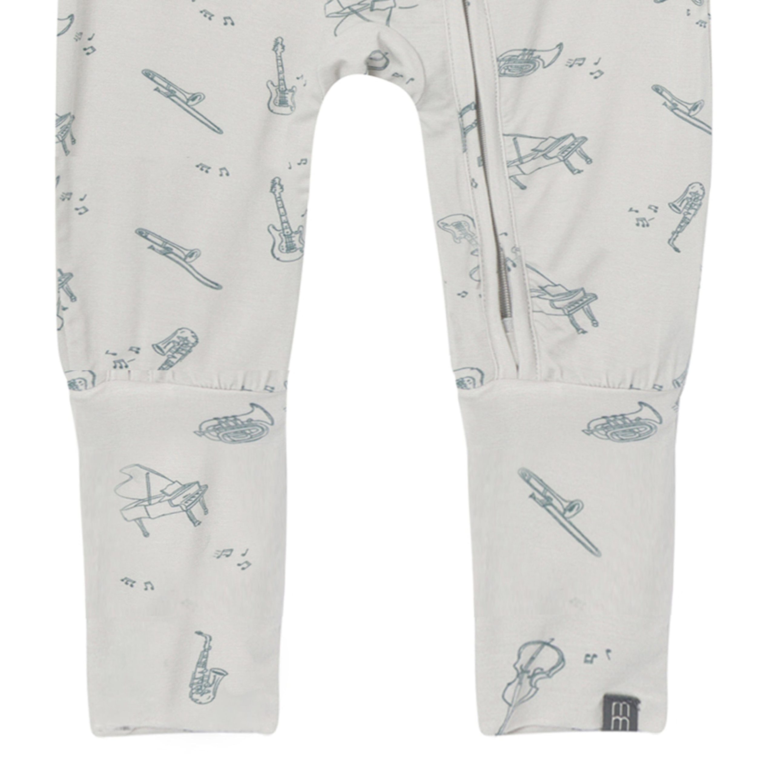 Baby & Kids Neutral Musical Instruments Snug Fit Footless Pajamas - Image 4