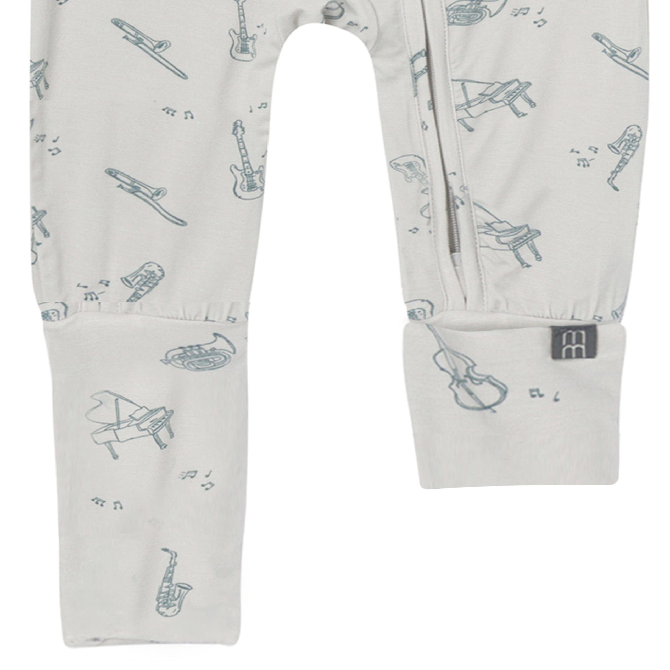 Baby & Kids Neutral Musical Instruments Snug Fit Footless Pajamas - Image 5