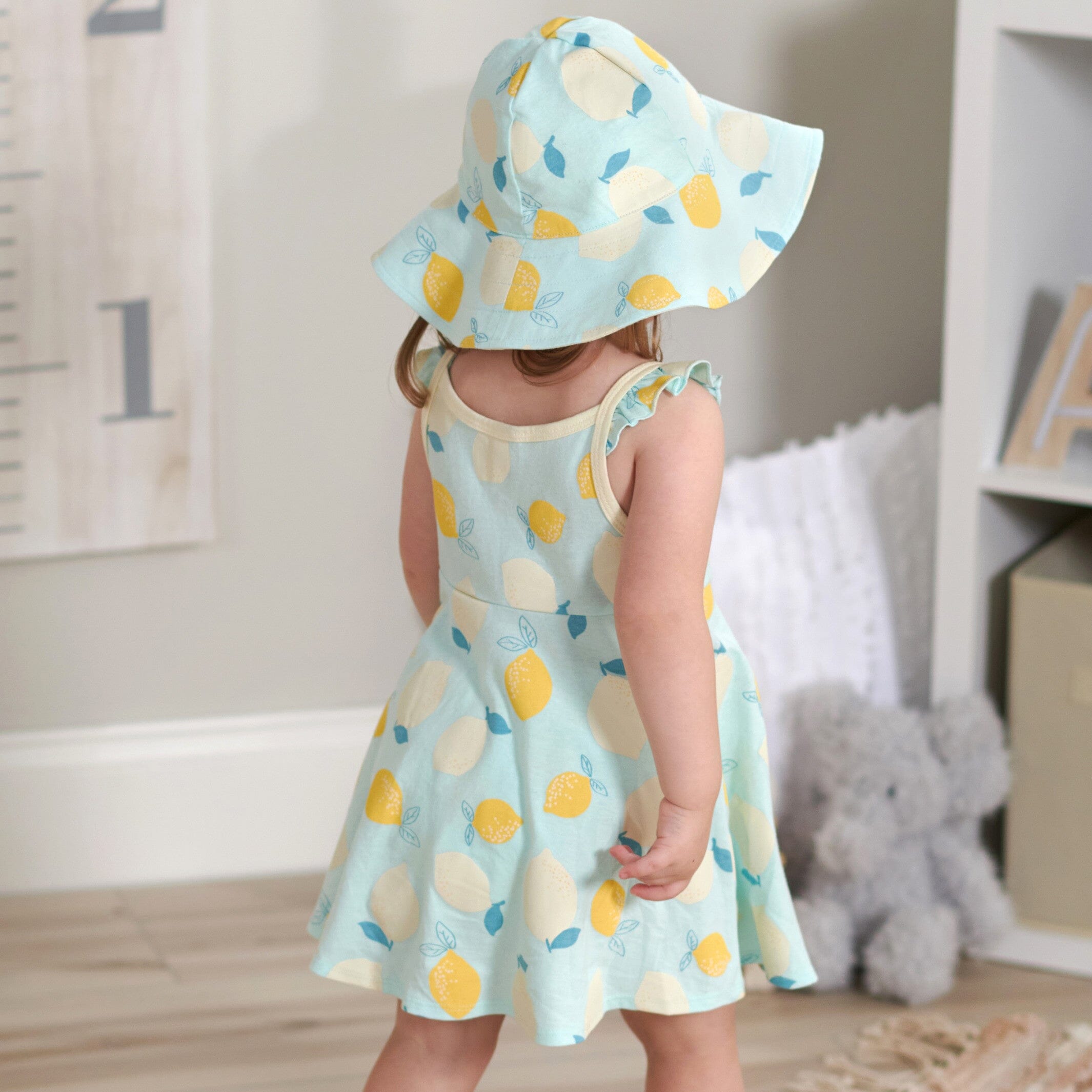 3-Piece Toddler Girls Little Lemon Dress Set, 5T - Image 3