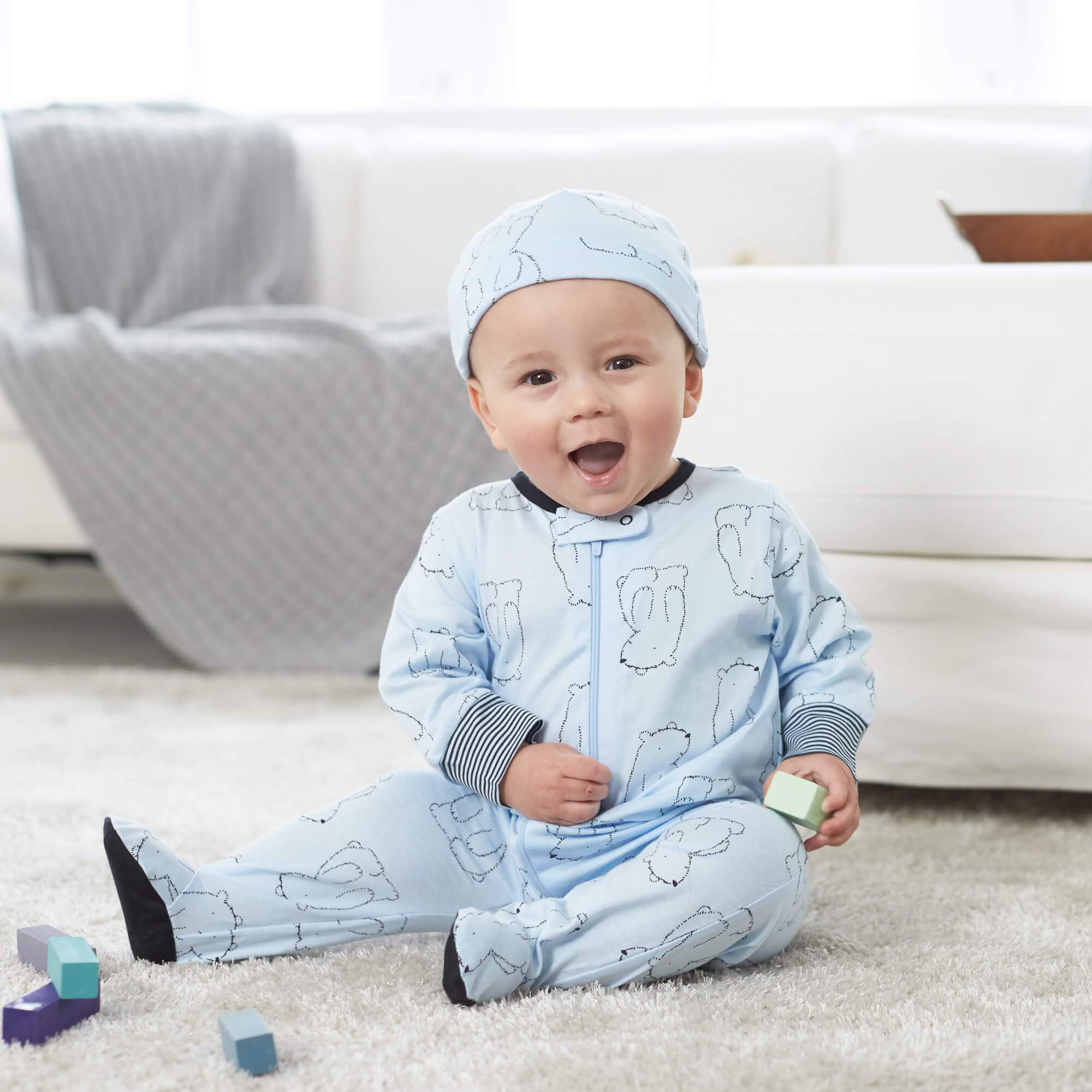 2-Pack Baby Boys Bear Sleep 'N Plays - Image 3