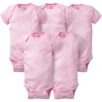 Onesies® Baby Girl 5-Pack Light Pink Bodysuits