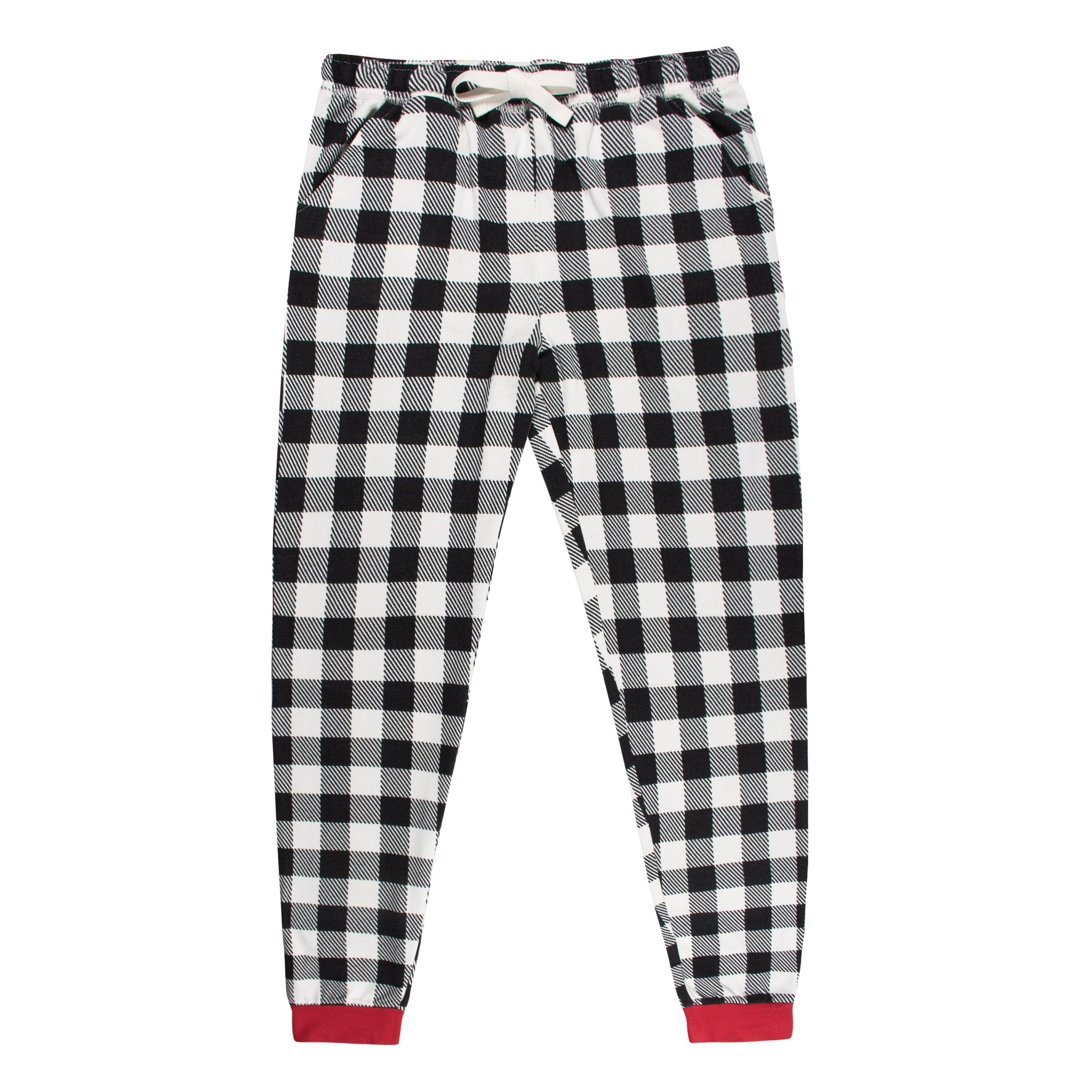 Women’s 2-Piece Hacci Buffalo Plaid Pajama Set - Image 11