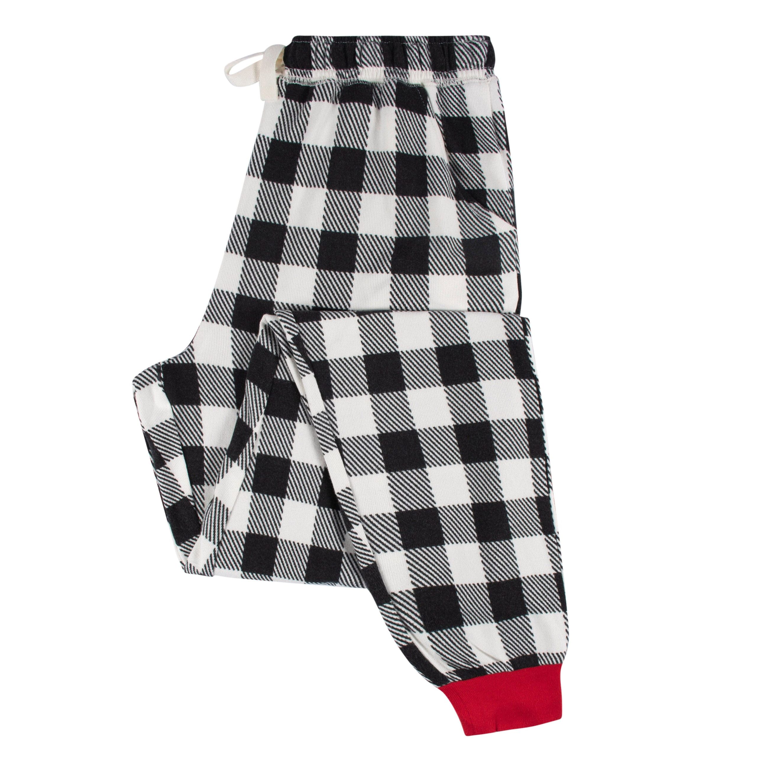 Women’s 2-Piece Hacci Buffalo Plaid Pajama Set - Image 12