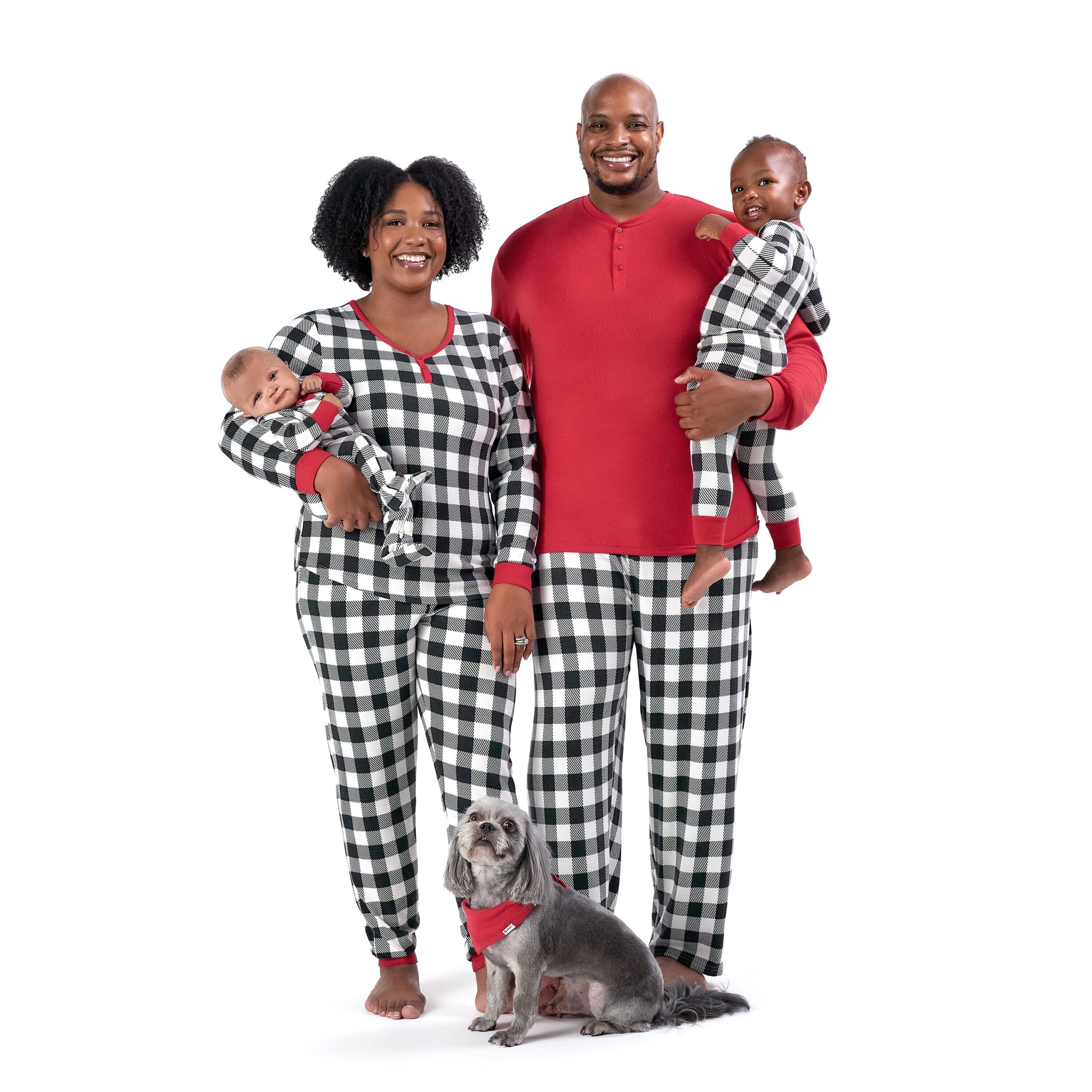 Women’s 2-Piece Hacci Buffalo Plaid Pajama Set - Image 6