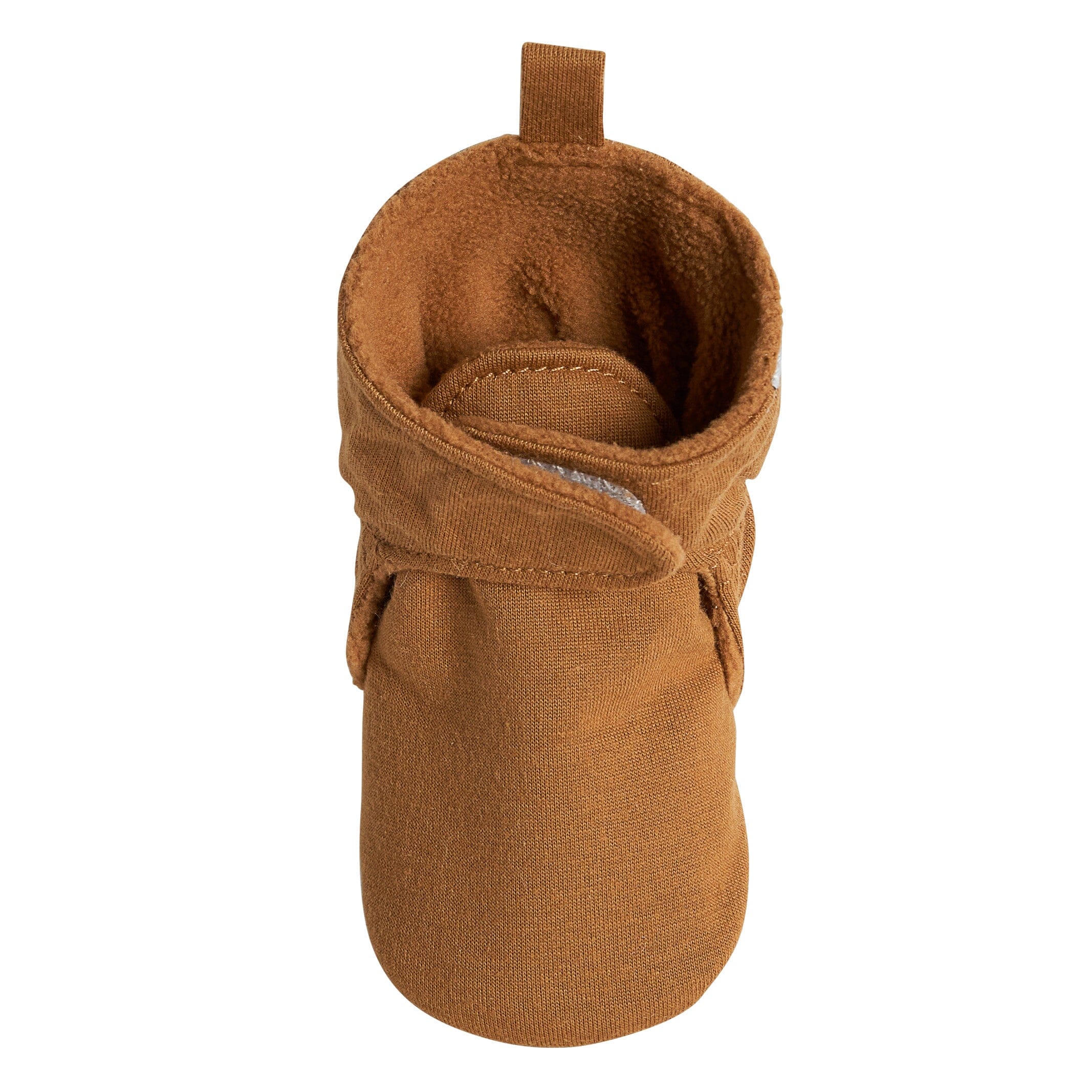 Baby Neutral Brown Soft Booties - Image 6