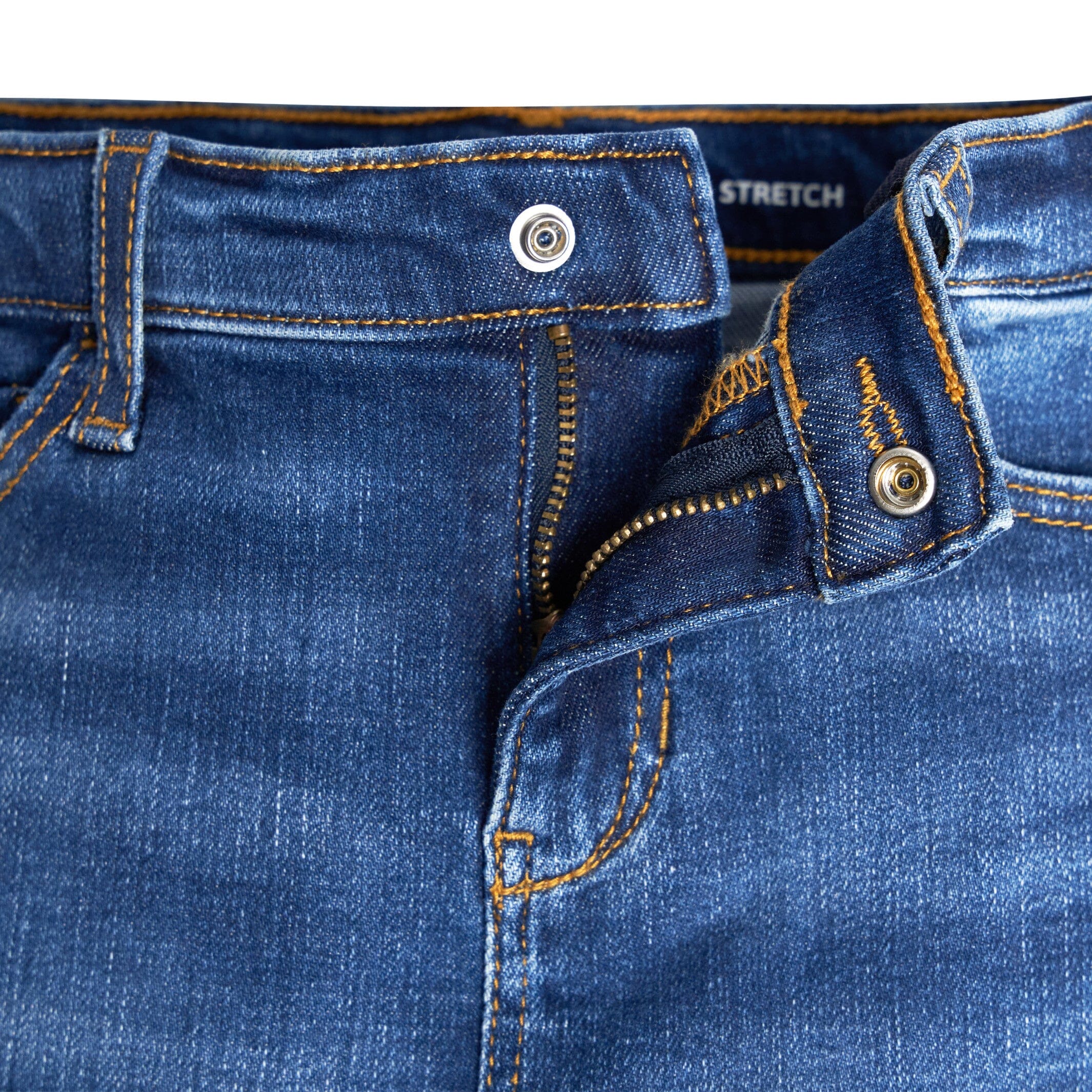 Infant and Toddler Neutral Blue Straight Fit Denim Jeans - Image 6