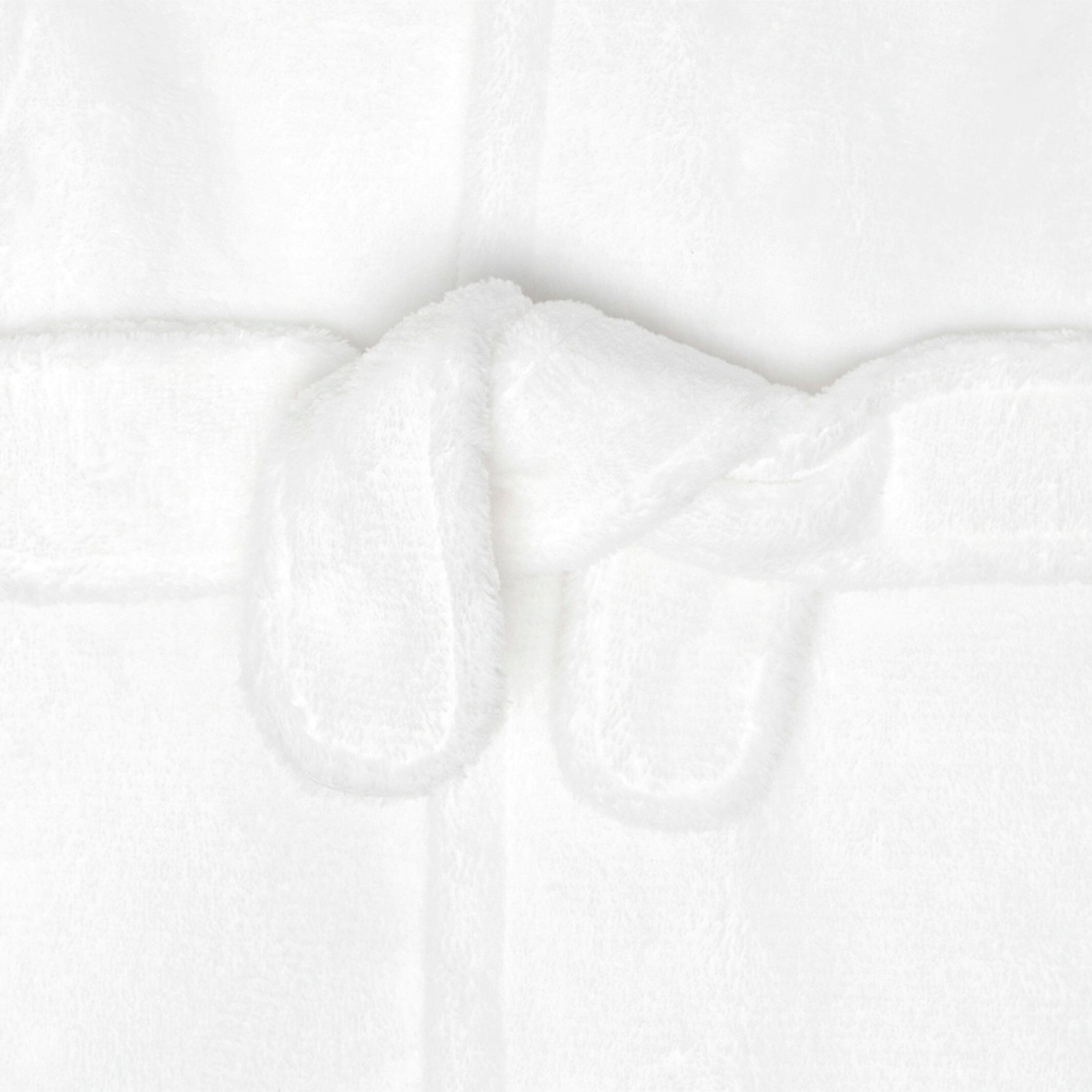 Embroidered Baby Neutral Zebra Robe - Image 4