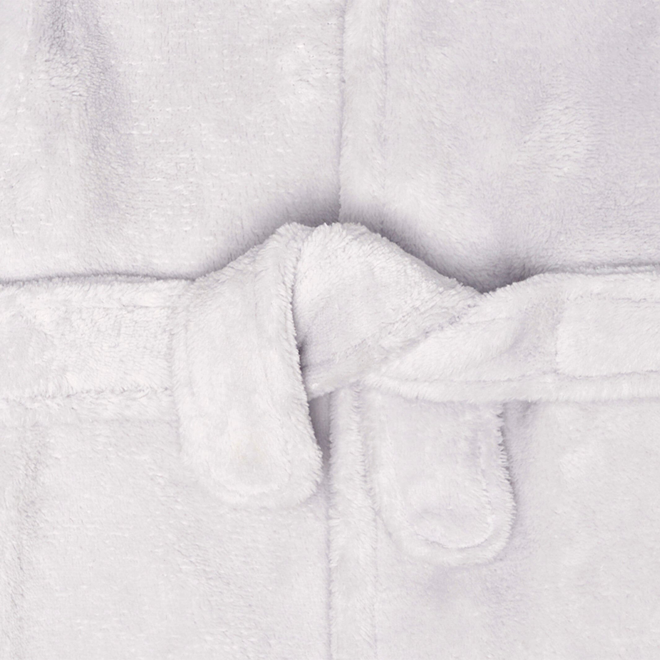 Embroidered Baby Neutral Elephant Robe - Image 6