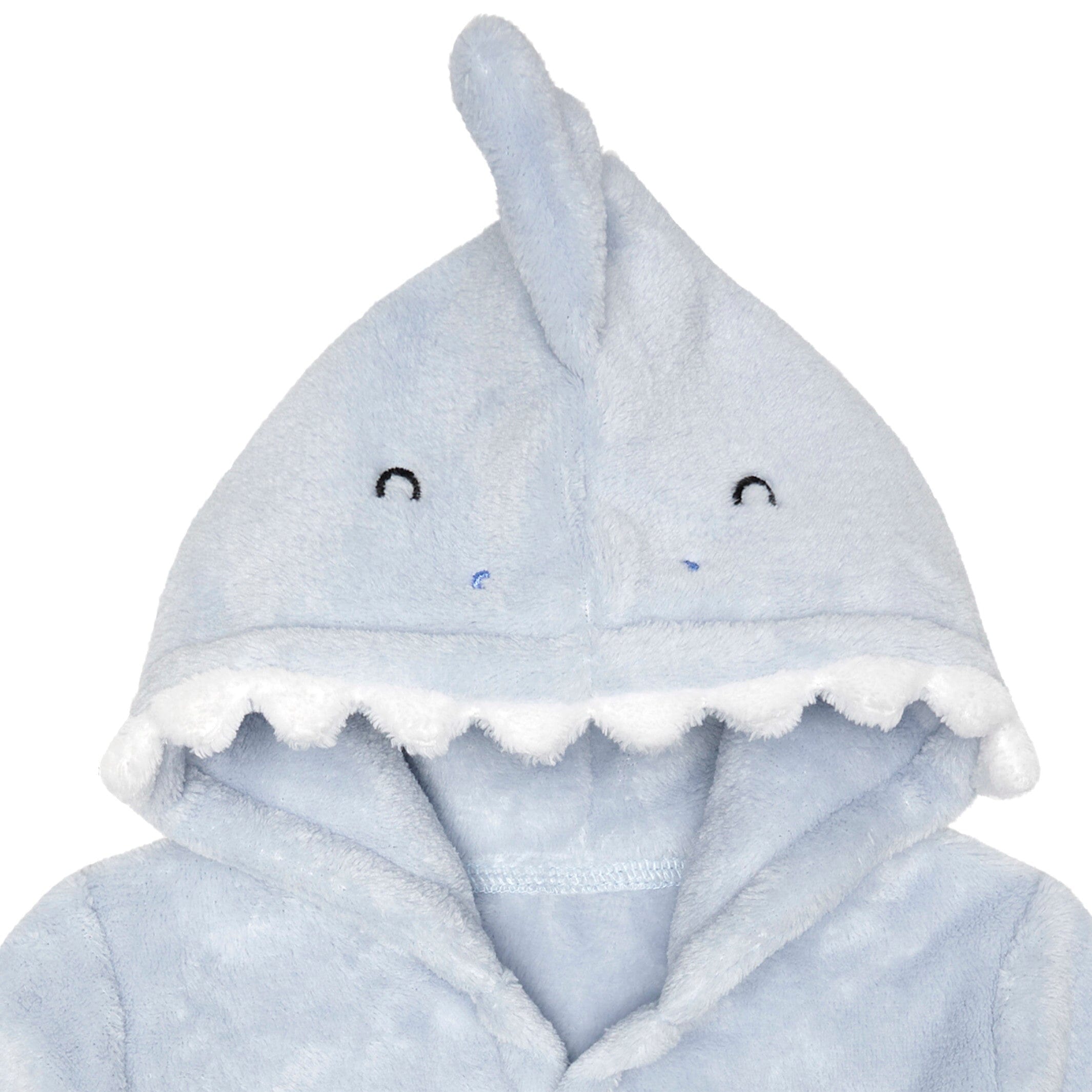 Embroidered Baby Boys Shark Robe - Image 5